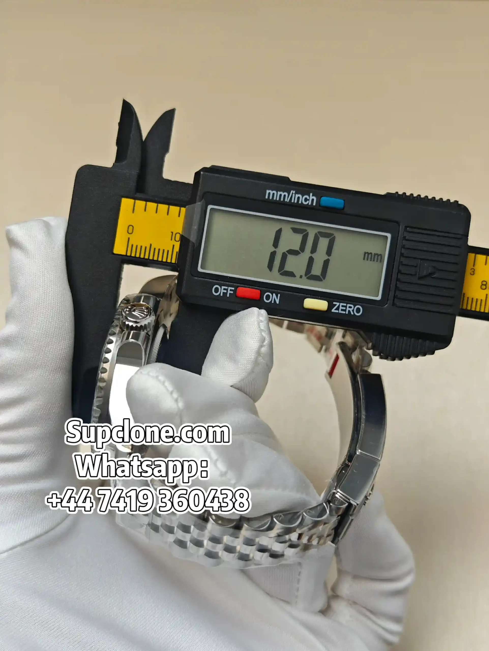 Super Clone Rolex GMT-Master II Bruce Wayne Thickness