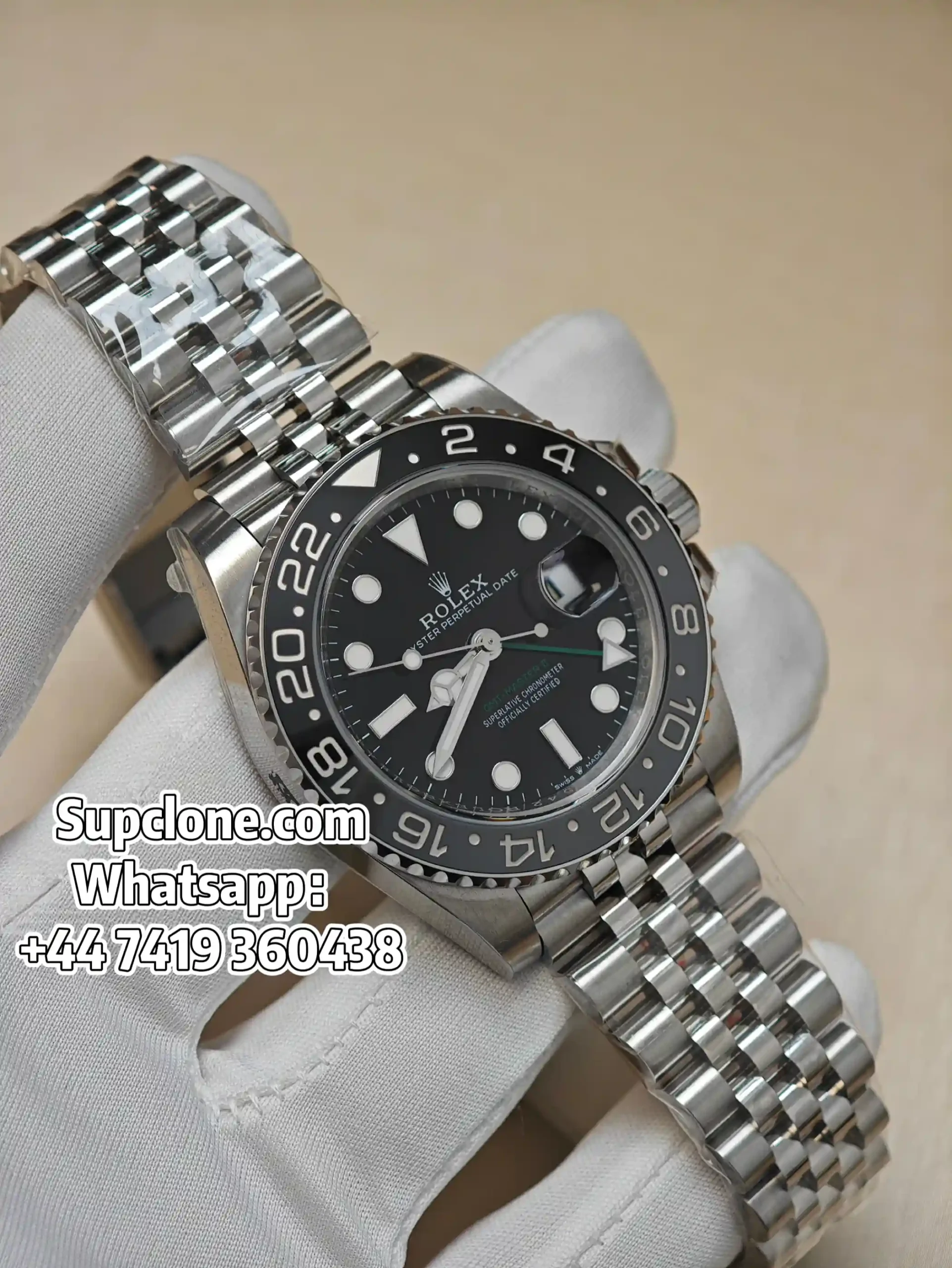 Super Clone Rolex GMT-Master II Bruce Wayne