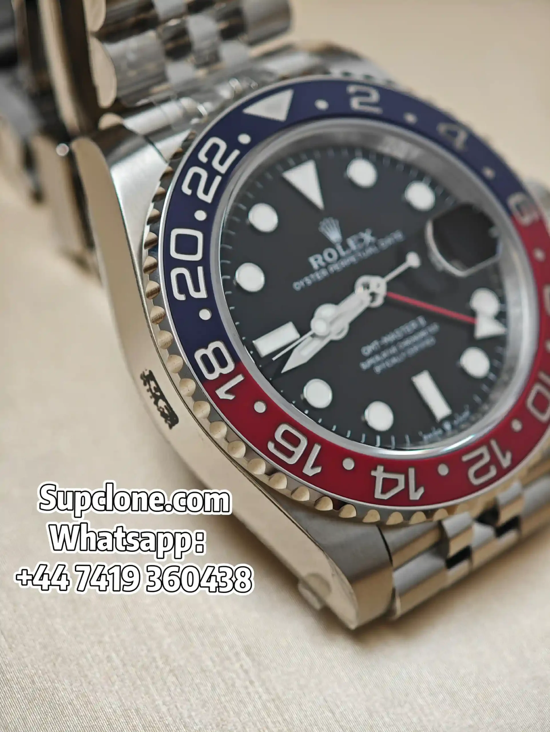 Super Clone Rolex GMT-Master II Pepsi