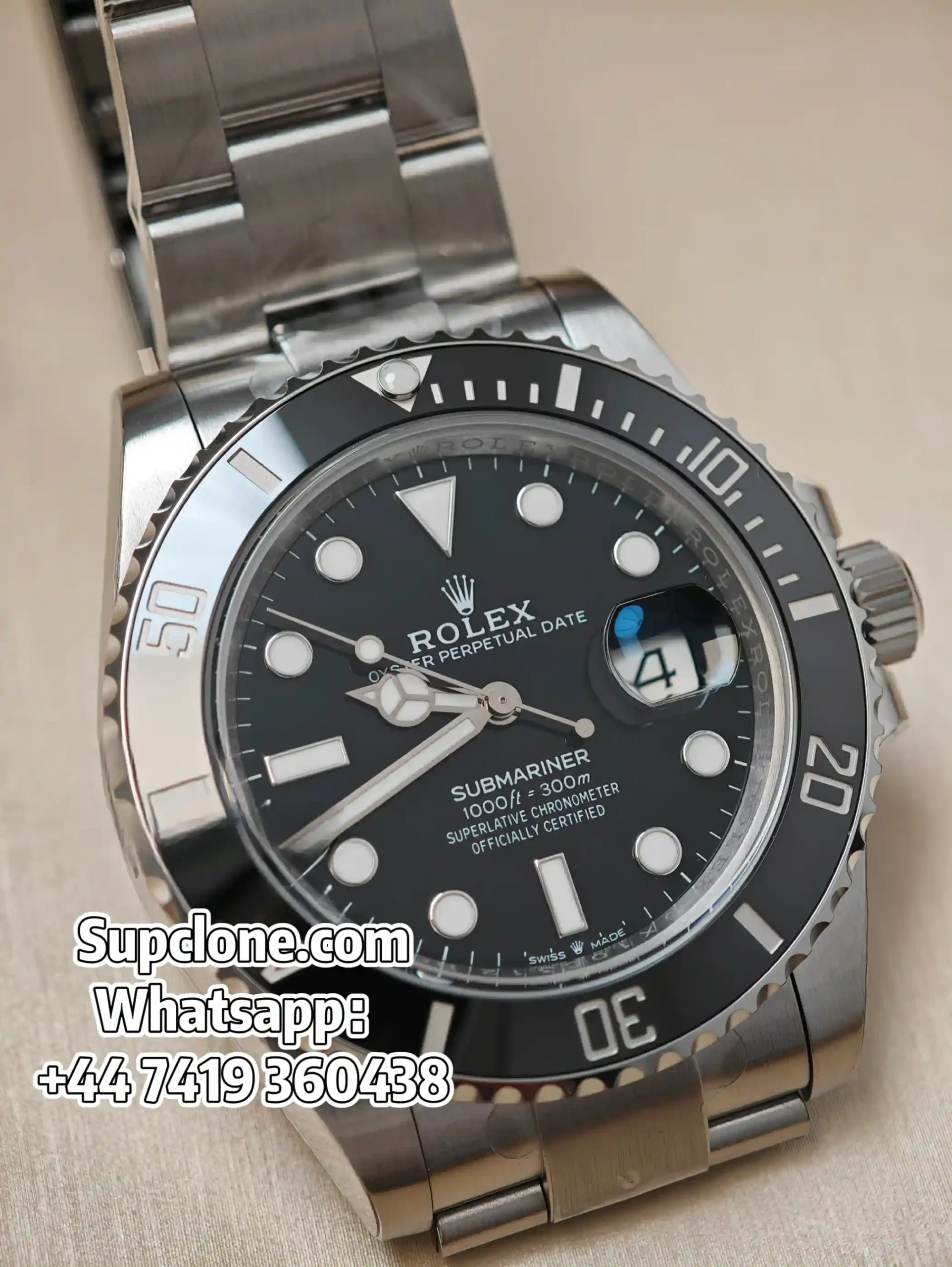Super Clone Submariner Black Dial 41mm
