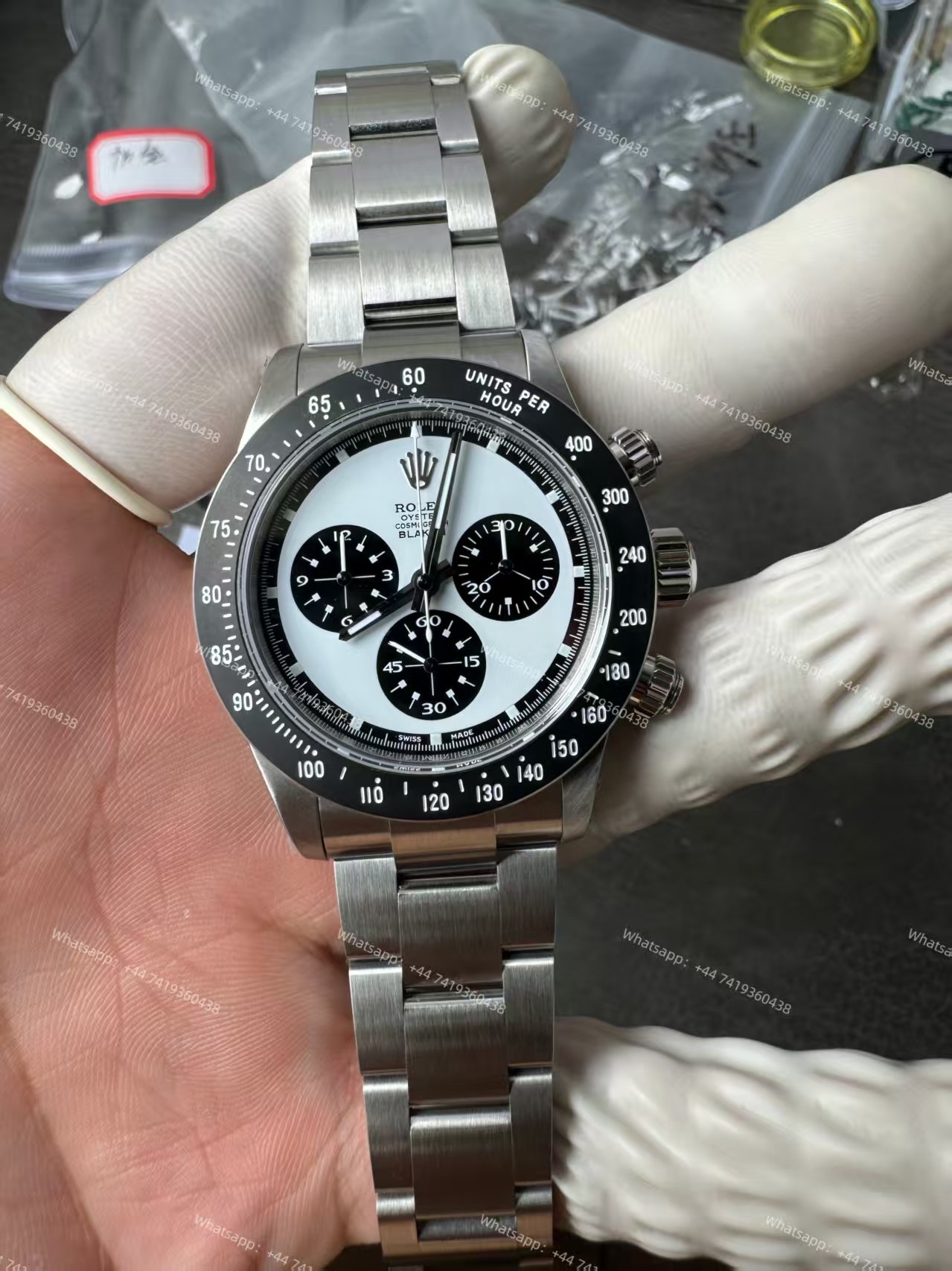Rolex Daytona 116500 Customization Blaken Paul Newman 4130 Movement Best Super Clone