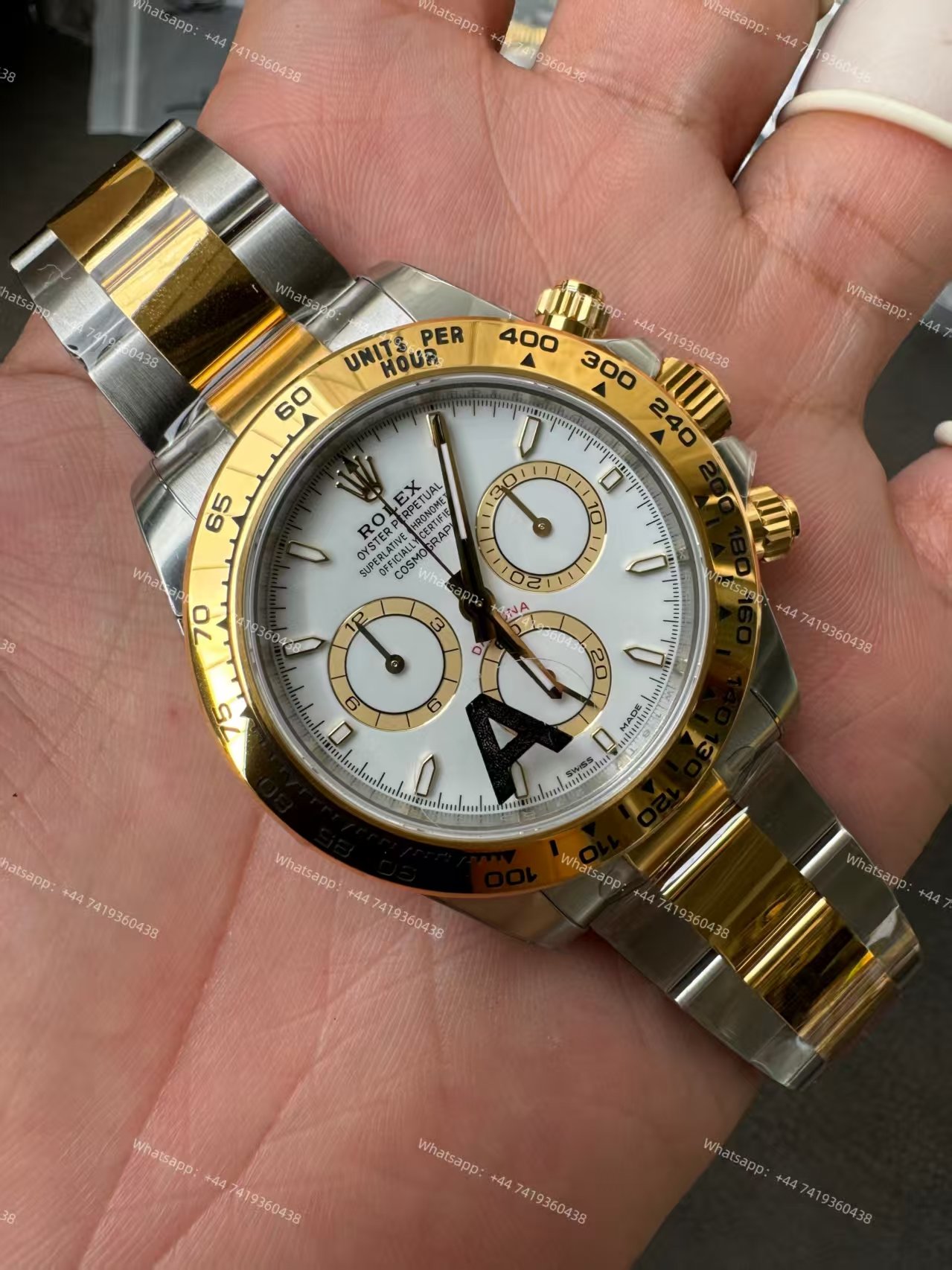 Rolex Super Clone Daytona M126503-0001 White Dial Two-Tone 4131 Movement