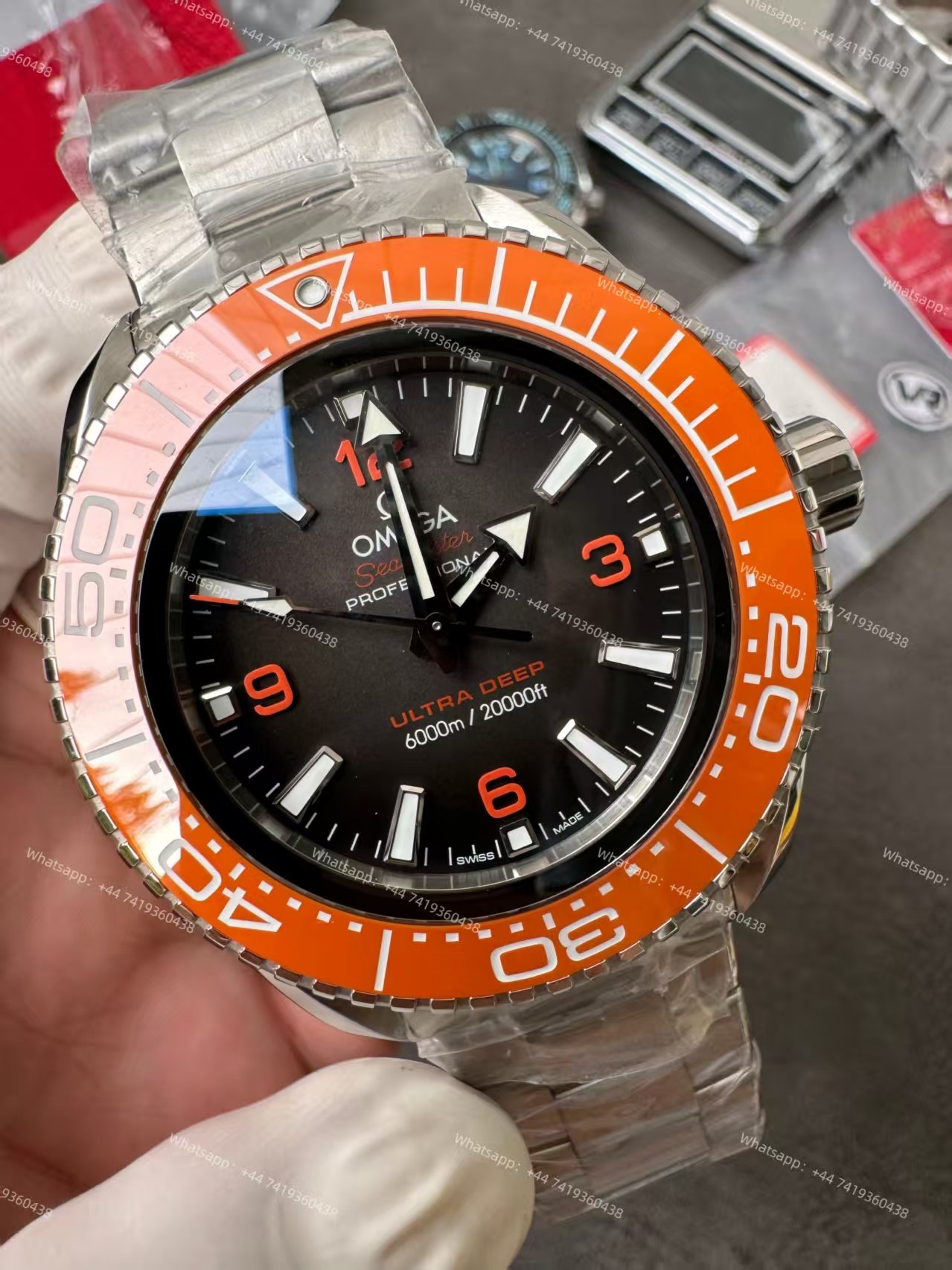 Omega Super Clone Seamaster Ocean Planet 6000M 45.5 MM 215.30.46.21.06.001