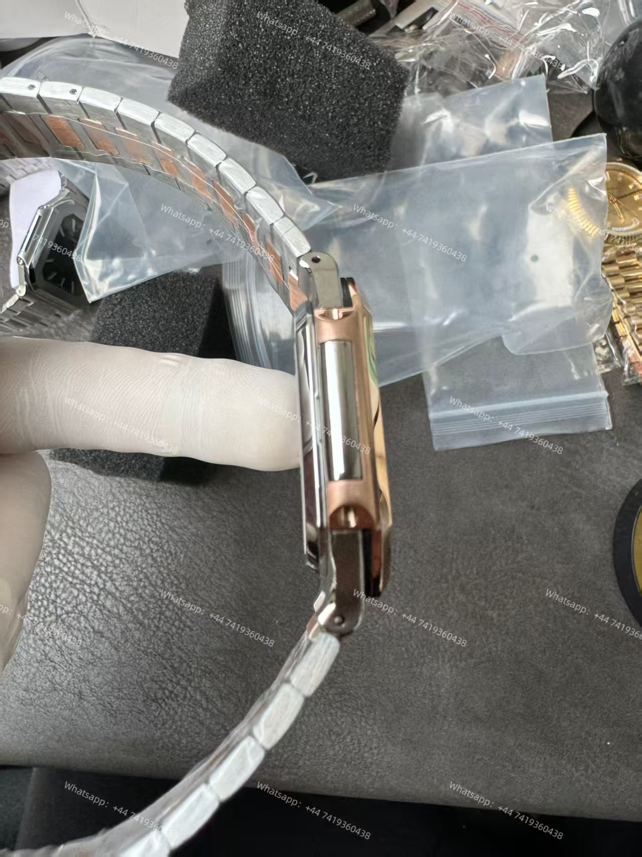 Patek Philippe Super Clone Cubitus 5821/1AR-001 Gold & Steel Blue Dial 45MM