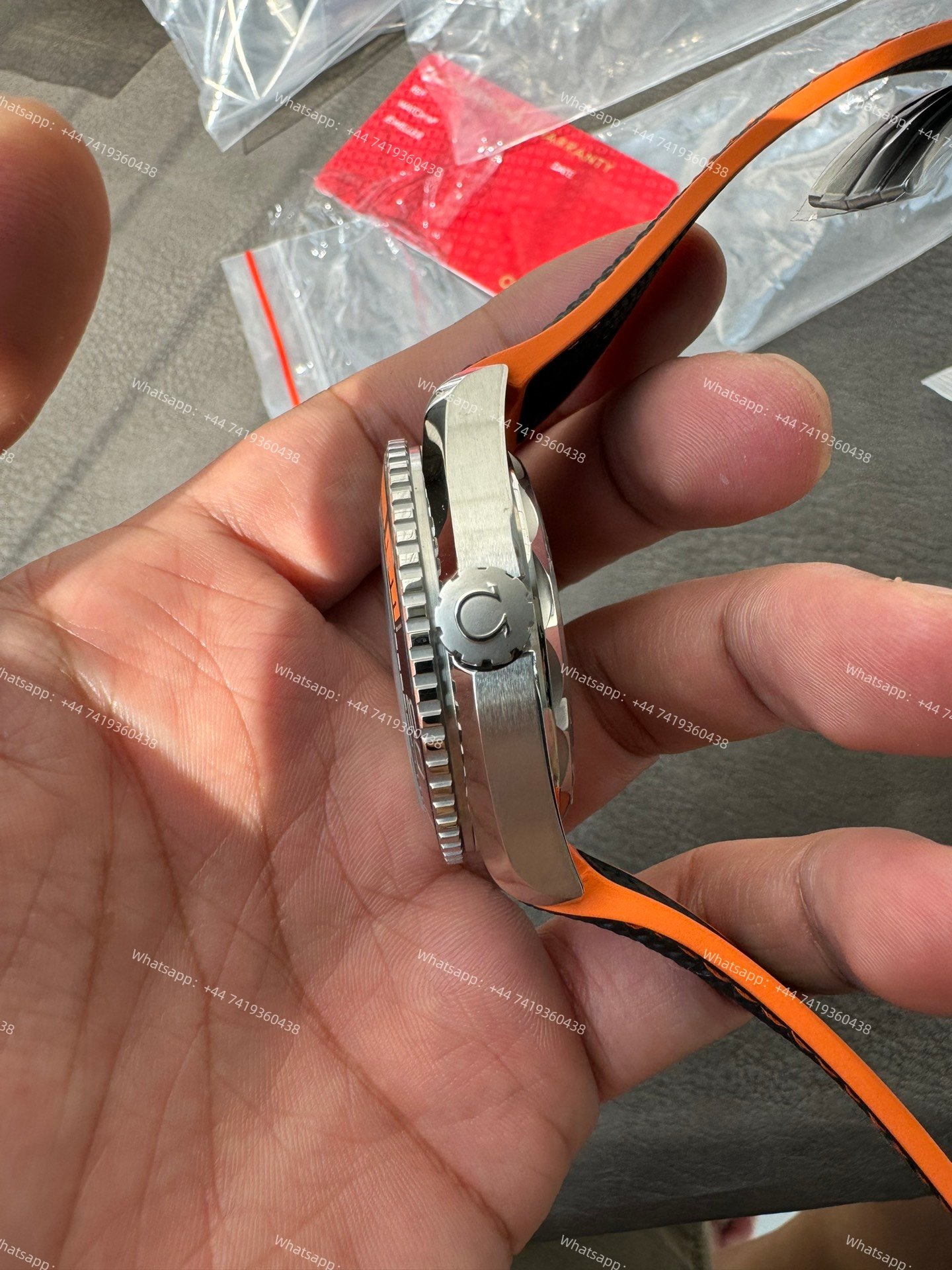 Omega Super Clone Seamaster Planet Ocean 600M 215.30.44.21.01.002 43.5mm Black Ceramic Dial Rubber Strap