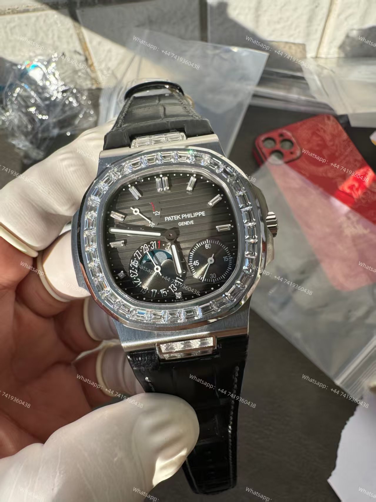 Patek Philippe Super Clone Nautilus 5712G-001 Grey Dial Moon Phase 40MM