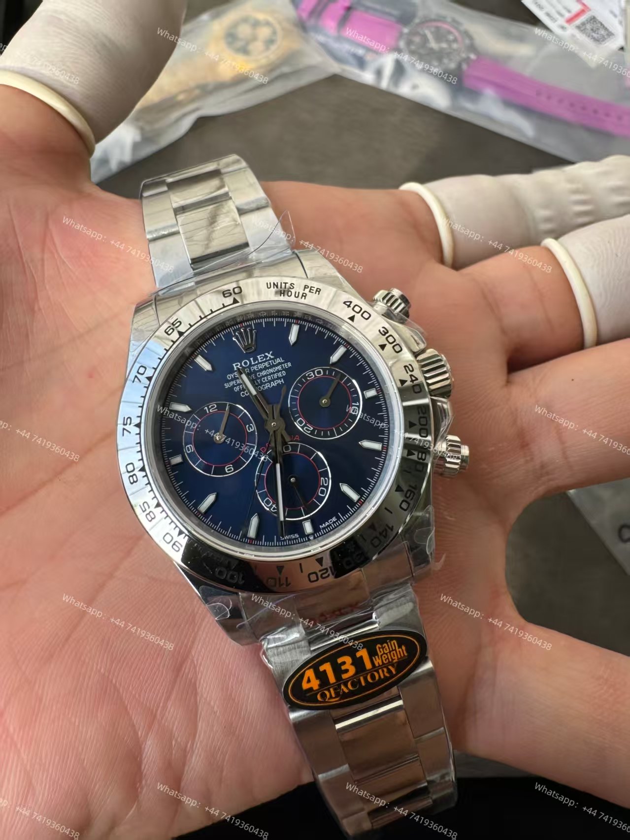 Rolex Super Clone Daytona M126509-0005 Blue Dial 4131 Movement