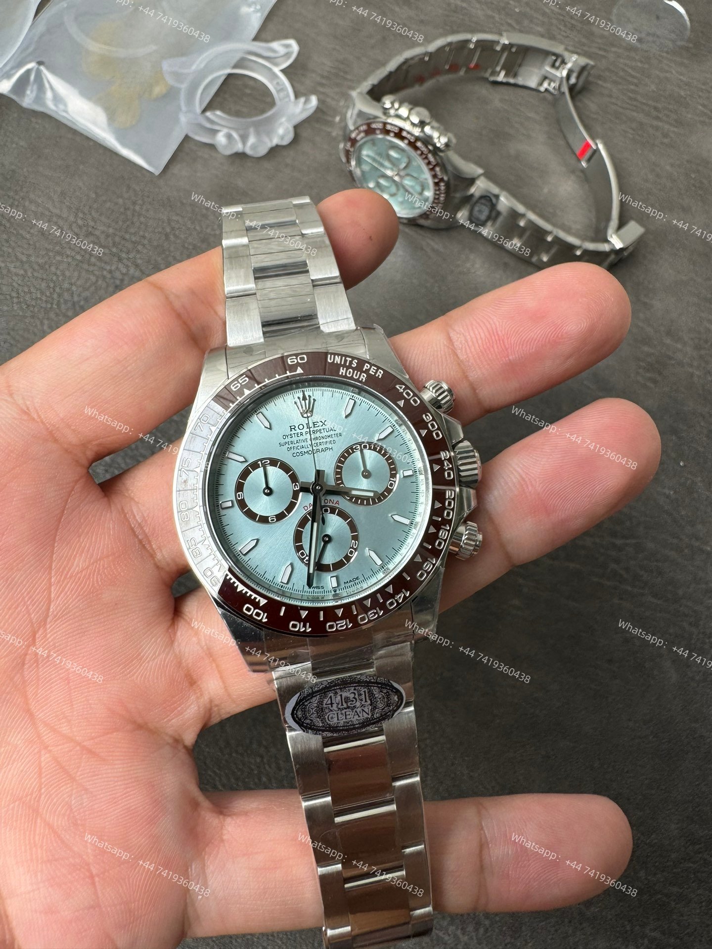 Rolex Super Clone Daytona Ice Blue M126506-0001 4131 Movement