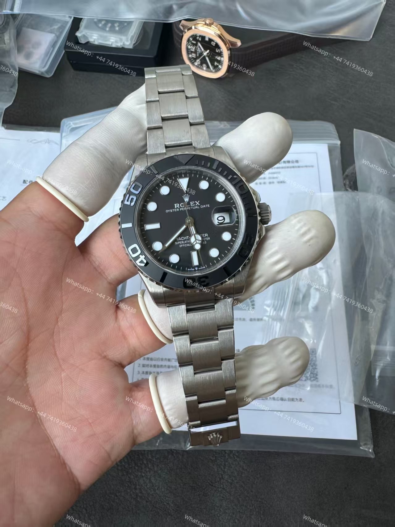 Rolex Yacht-Master M226627-0001 1:1 Replica 42MM Titanium 3235 Movement Super Clone Watch