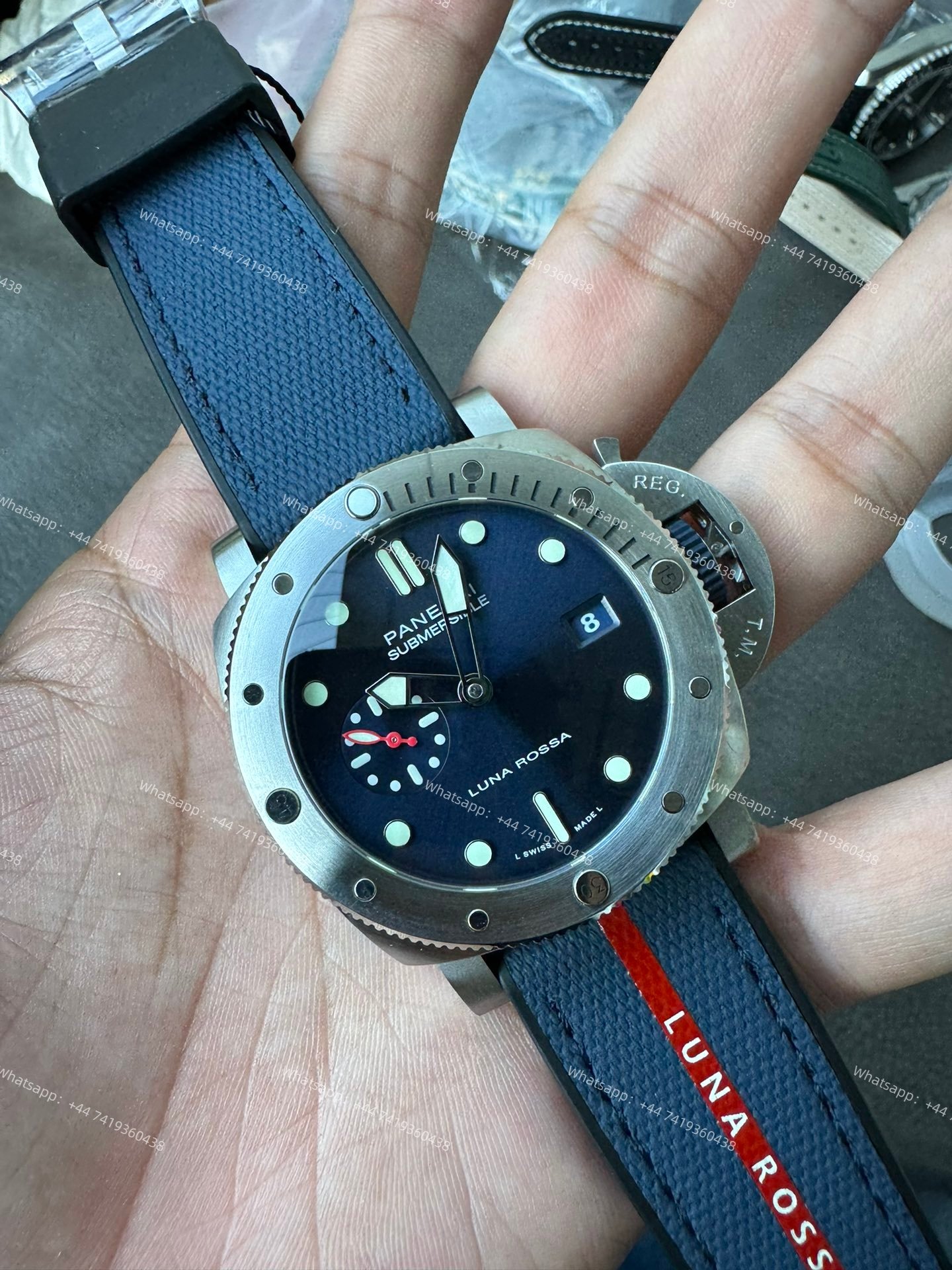 Panerai Super Clone Submersible PAM01391 44MM Blue Dial