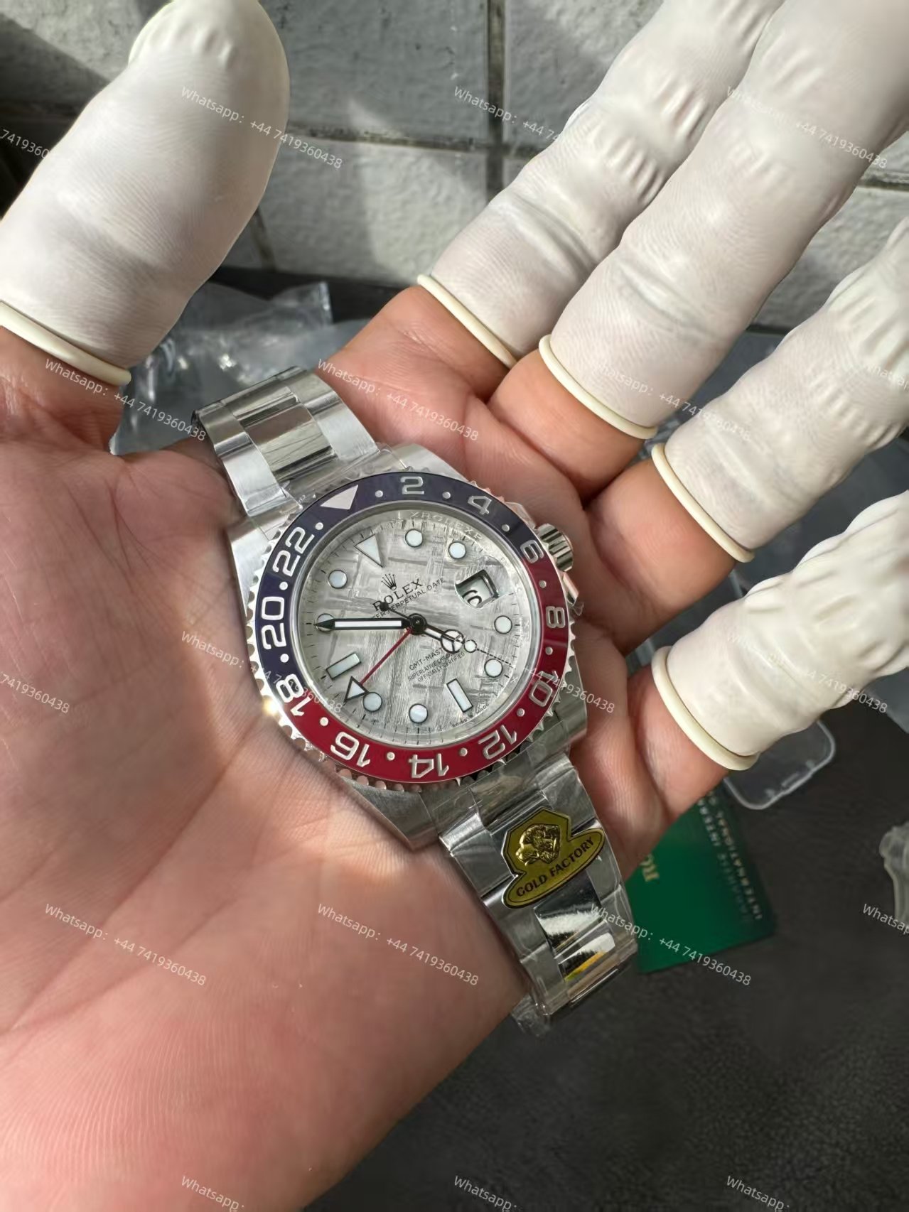 Rolex GMT Master II 1:1 Replica – M126719BLRO-0002 Meteorite Dial Pepsi Bezel 3285 Movement Super Clone Watch