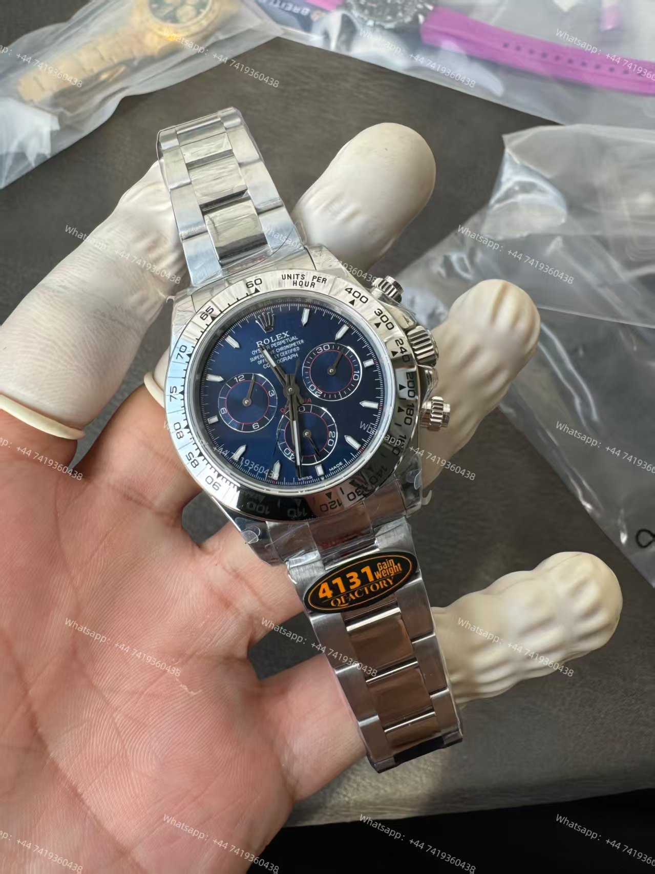 Rolex Super Clone Daytona M126509-0005 Blue Dial 4131 Movement