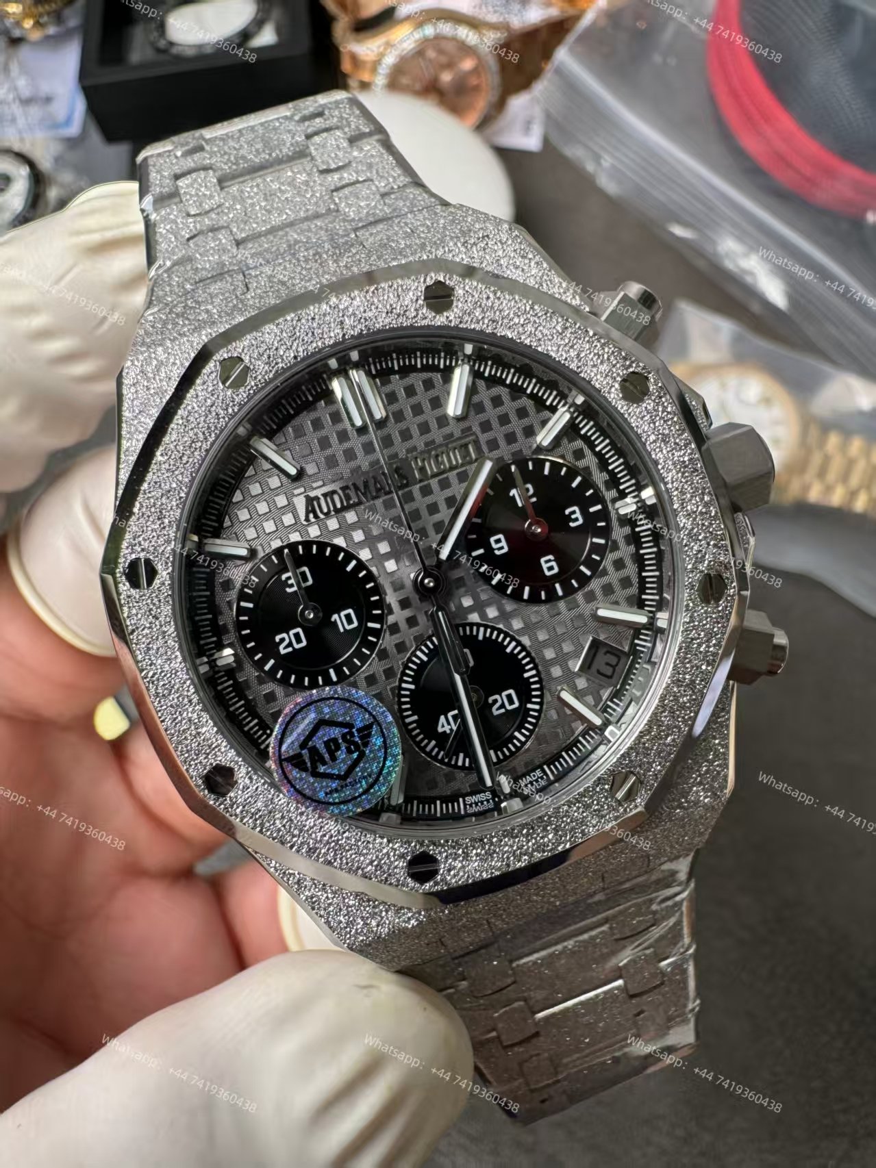 Audemars Piguet Super Clone Royal Oak Frosted Gold 26240 Chronograph 41mm Cal.4401