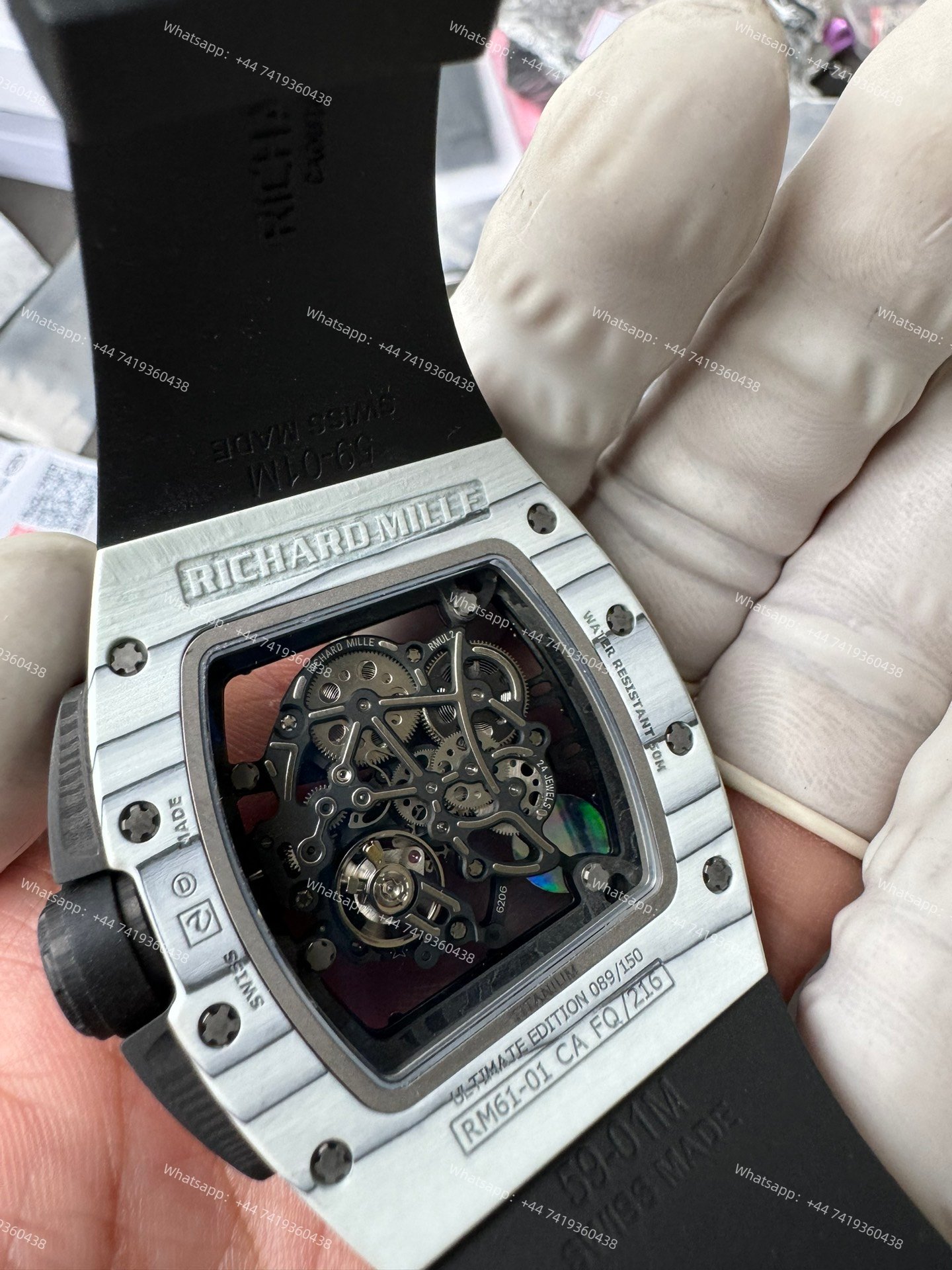 Super Clone Richard Mille RM 67-02 Carbon TPT Skeleton Tourbillon 1:1 Replica Watch