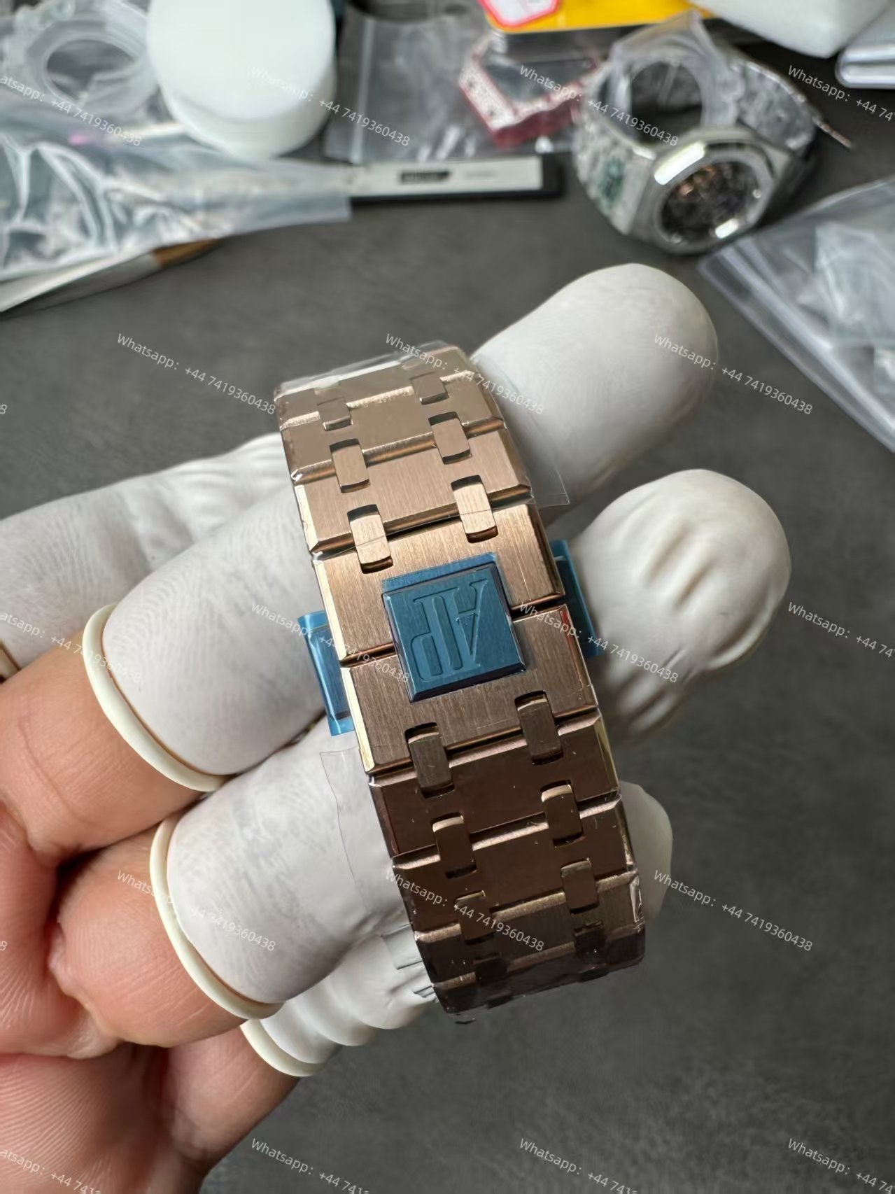 Audemars Piguet Super Clone Royal Oak Rose Gold Green Dial 26240 Chronograph 41mm Cal.4401