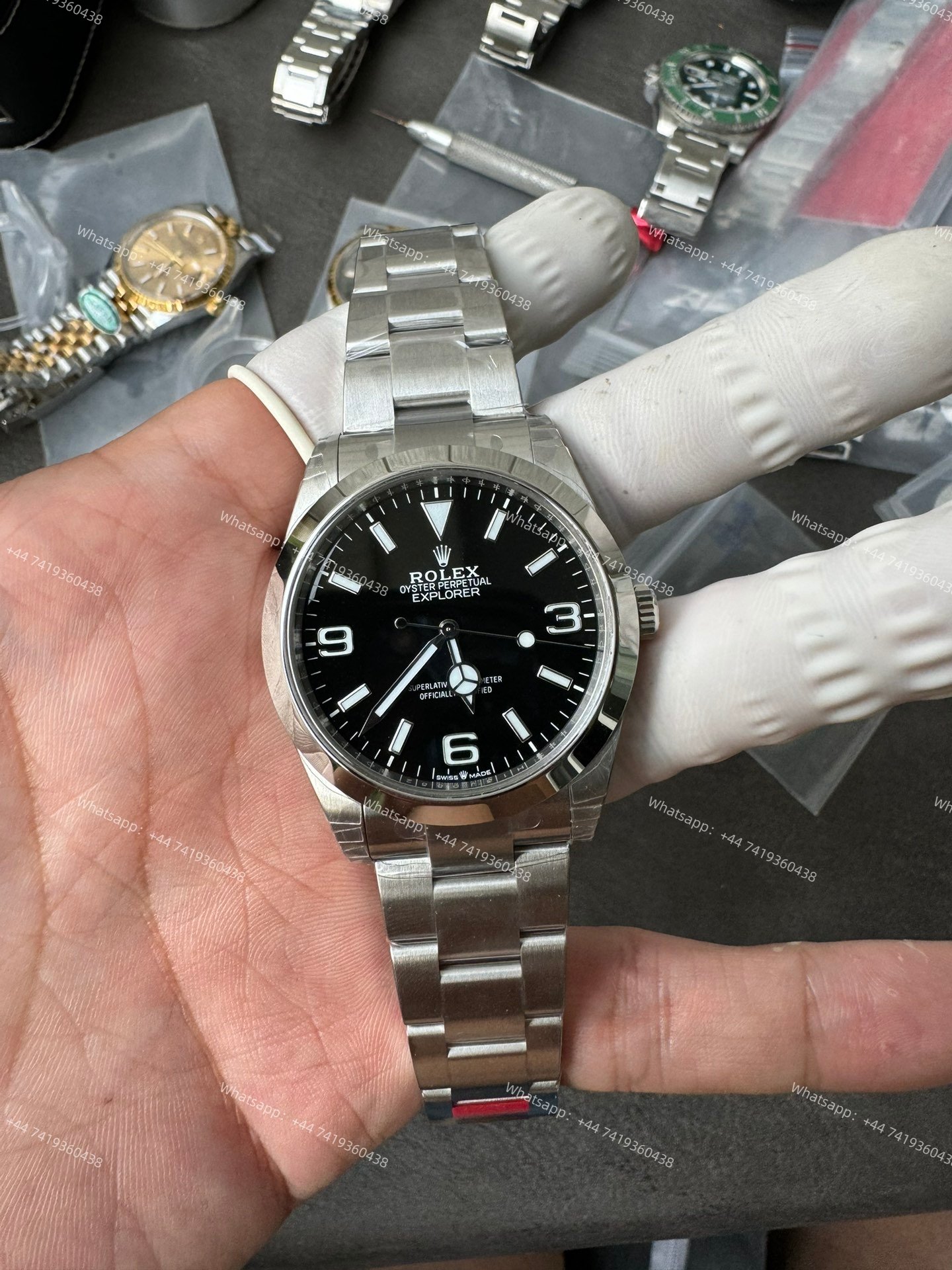 Rolex Explorer M224270-0001 1:1 Replica Black Dial 40MM 3230 Movement Super Clone Watch