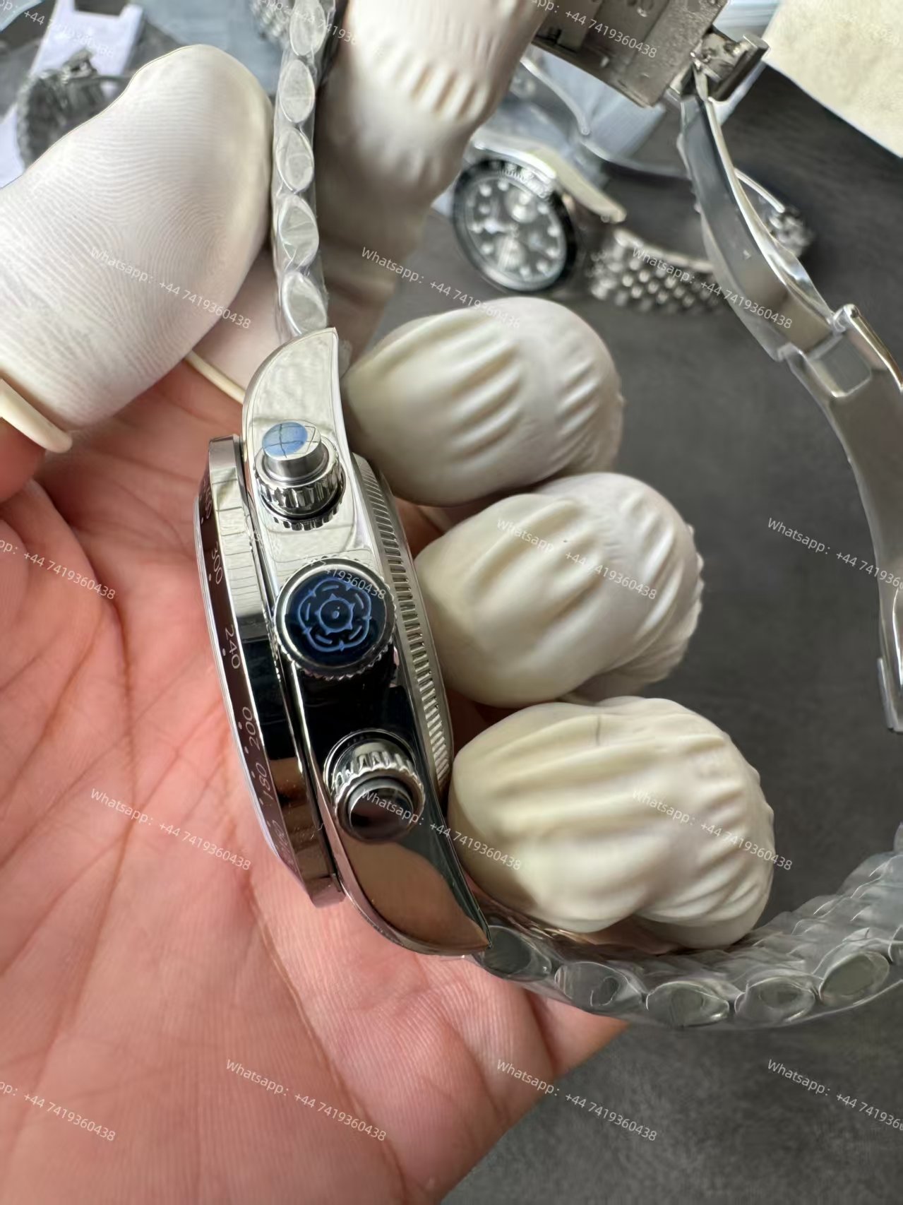 Tudor Super Clone Black Bay Chronograph M79360N-0019 Pink Dial