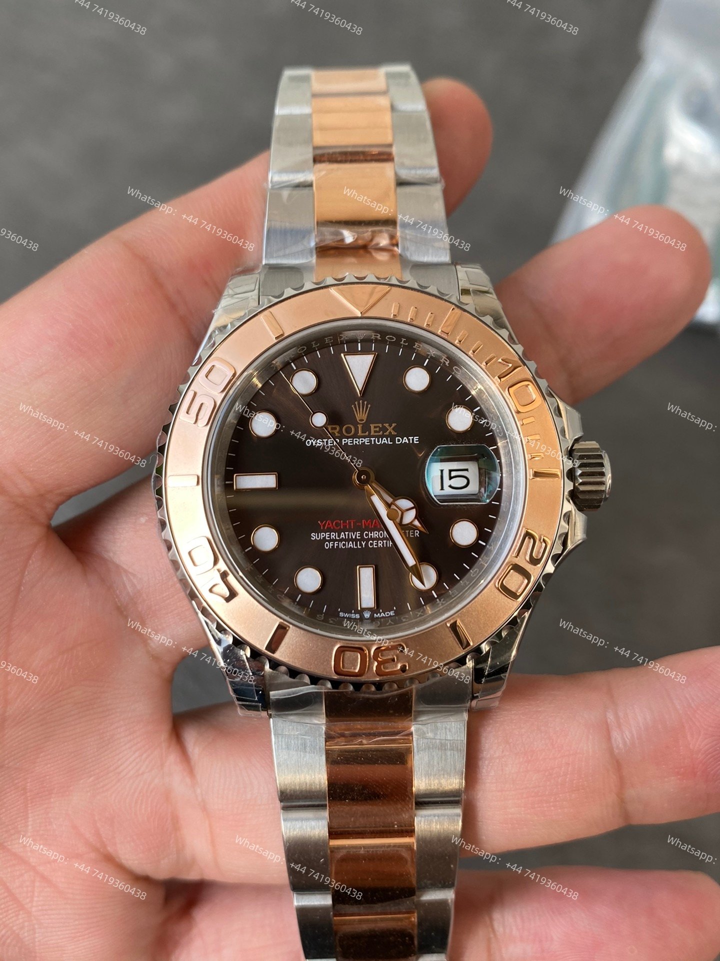 Rolex Yacht-Master M126621-0001 1:1 Replica Brown Dial 40MM 3235 Movement Super Clone Watch