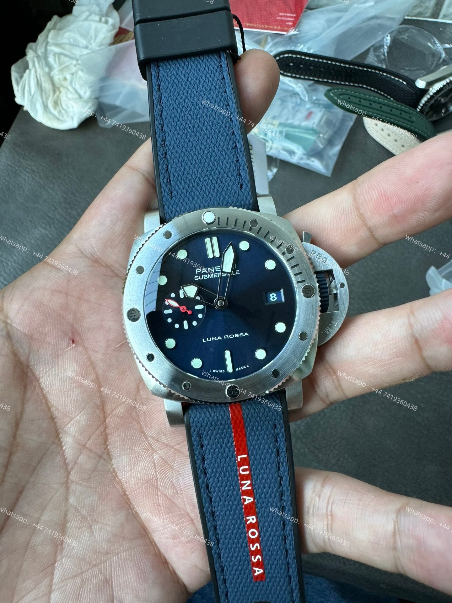 Panerai Super Clone Submersible PAM01391 44MM Blue Dial
