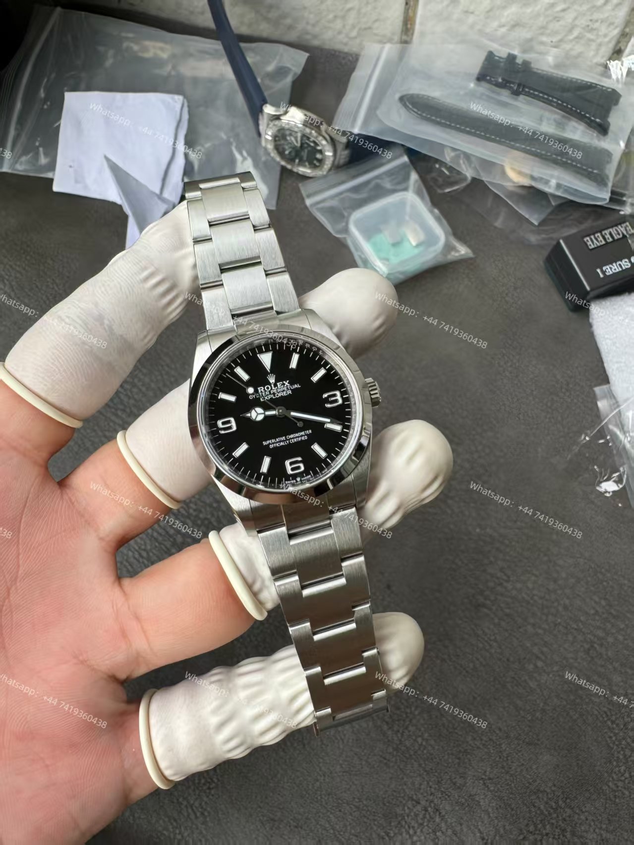 Rolex Explorer M124270-0001 1:1 Replica Black Dial 36MM 3230 Movement Super Clone Watch