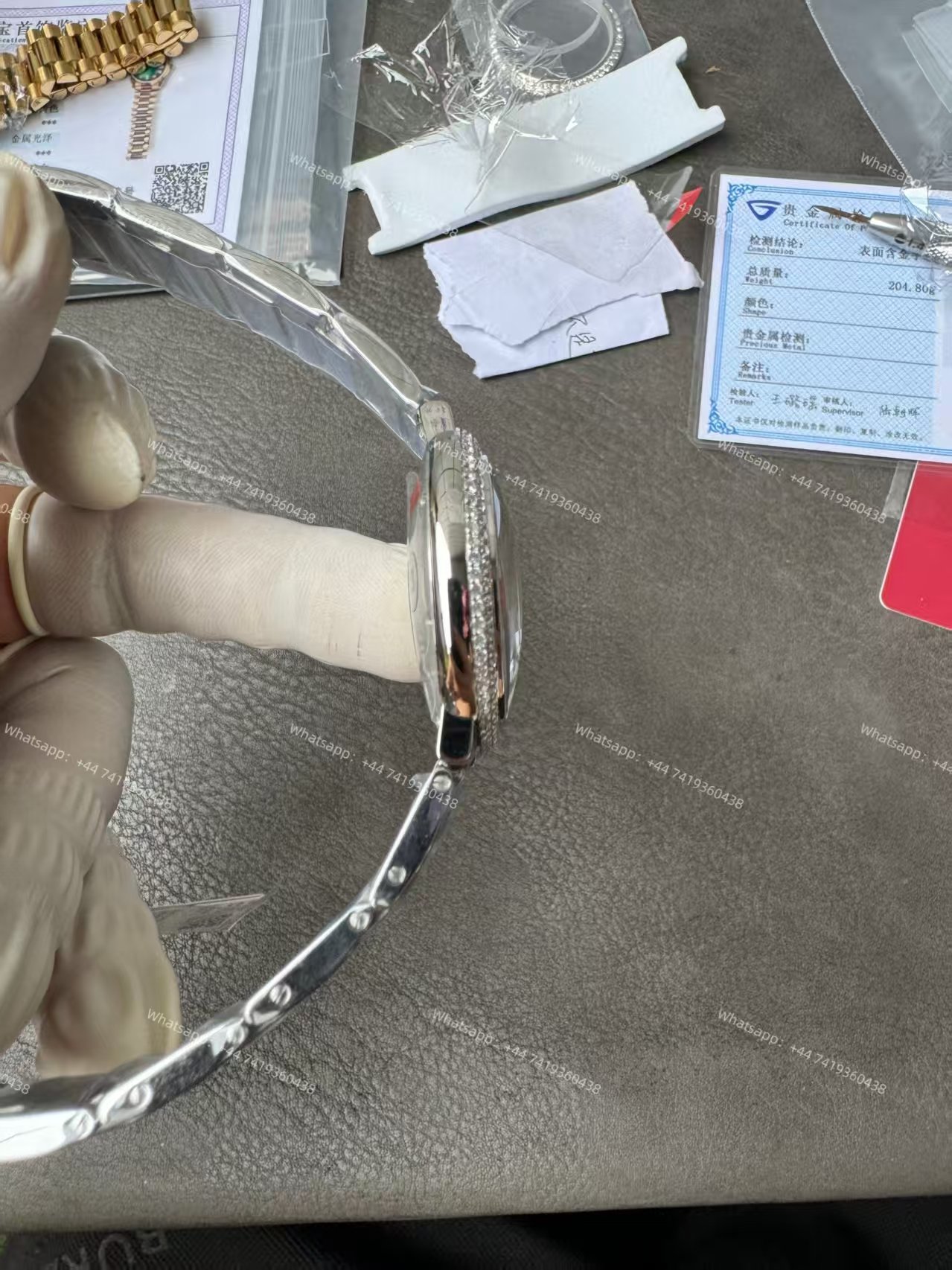 Cartier Super Clone Ballon Bleu Diamond bezel 42MM