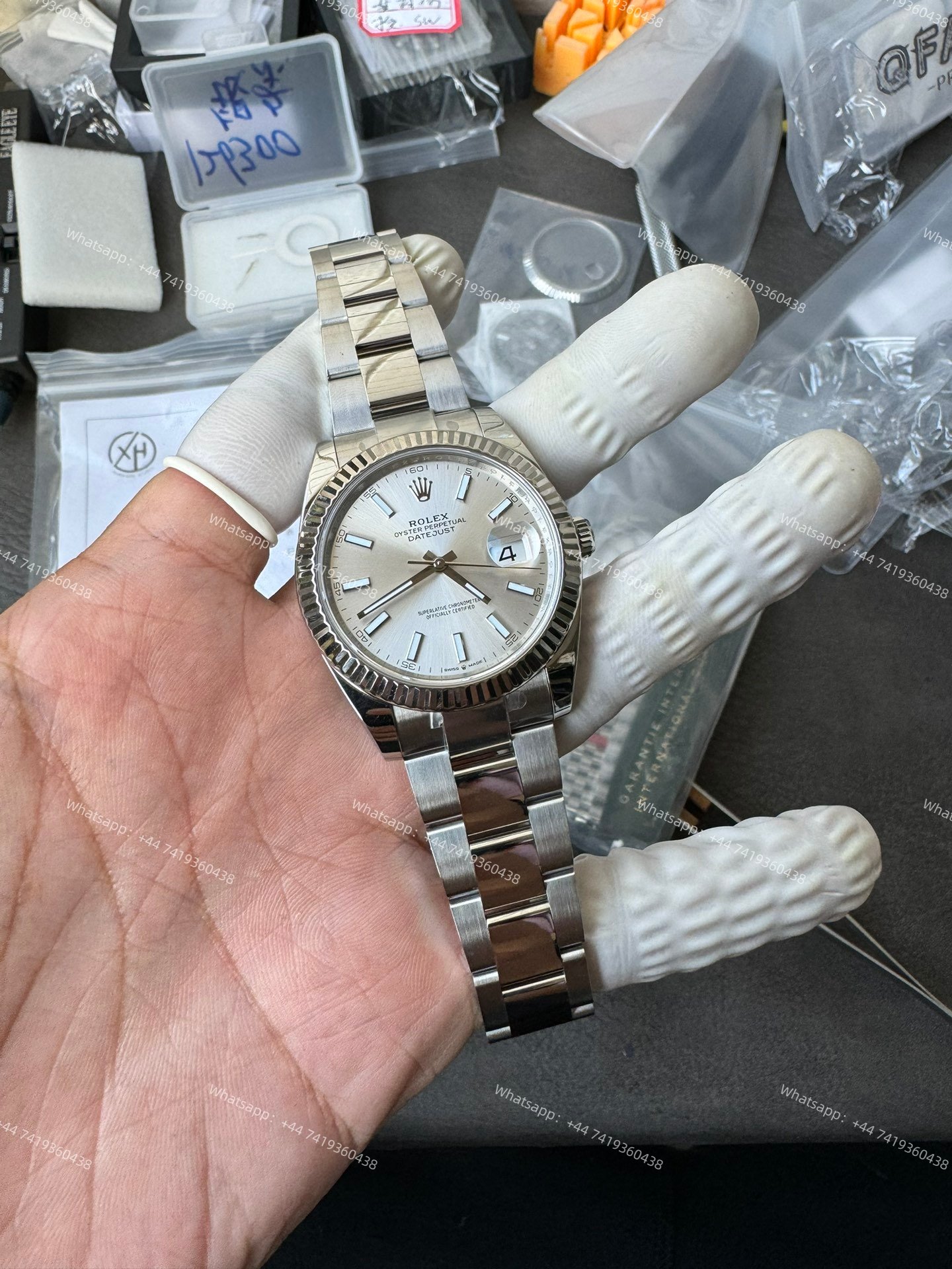 Rolex Datejust M126334-0003 1:1 Replica Silver Dial Oyster 41MM 3235 Movement Super Clone Watch