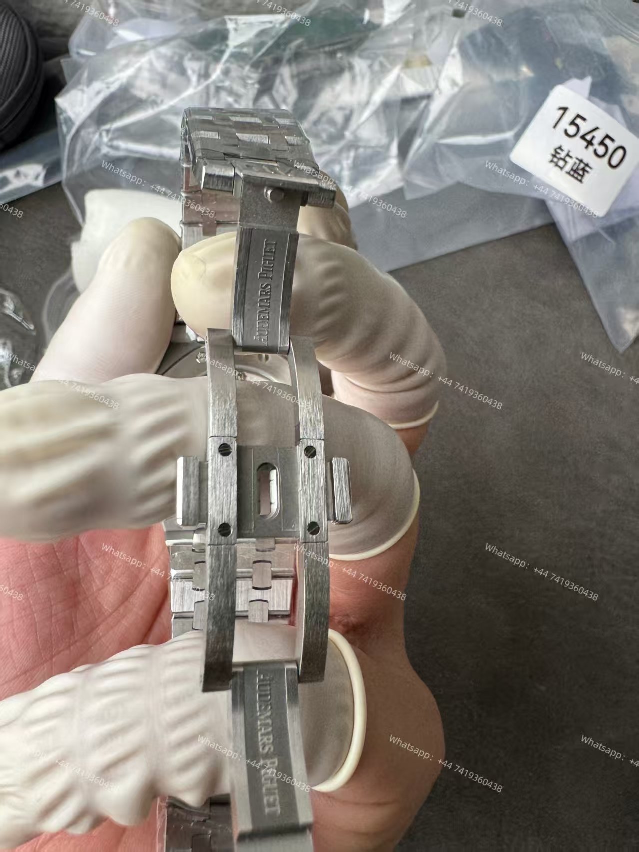 Audemars Piguet Super Clone Royal Oak 15451ST Diamond-Set Bezel Blue Dial 37MM