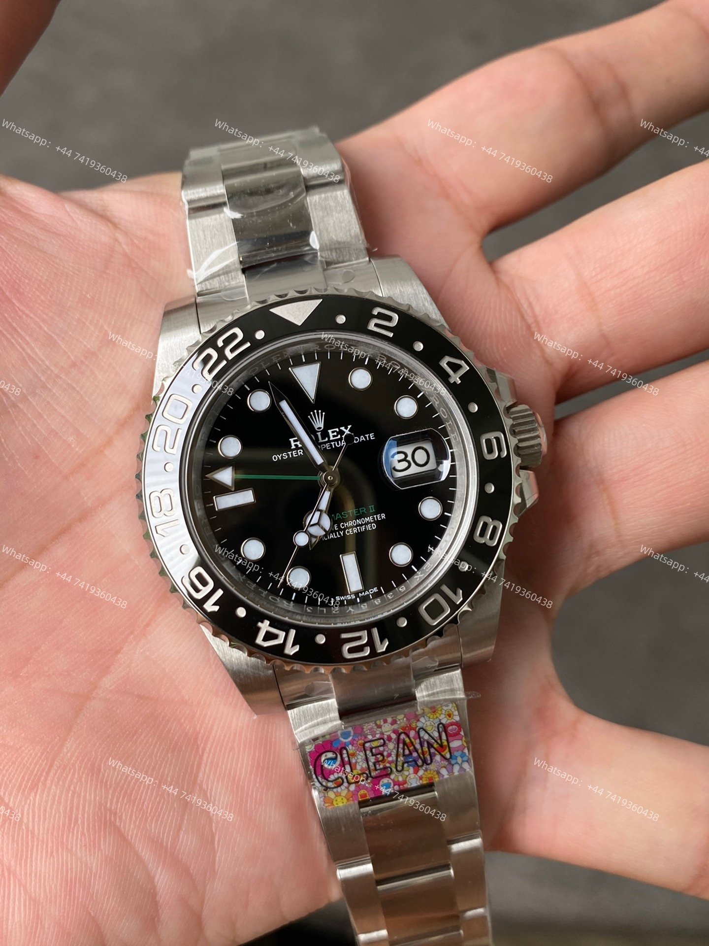 Rolex GMT Master II 116710LN-0001 1:1 Replica Black Ceramic Bezel Oyster 3186 Movement Super Clone Watch