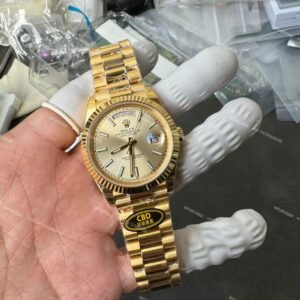 Rolex Day-Date M228238-0003 1:1 Replica Gold Dial 40MM 3255 Movement Presidential Bracelet Super Clone Watch