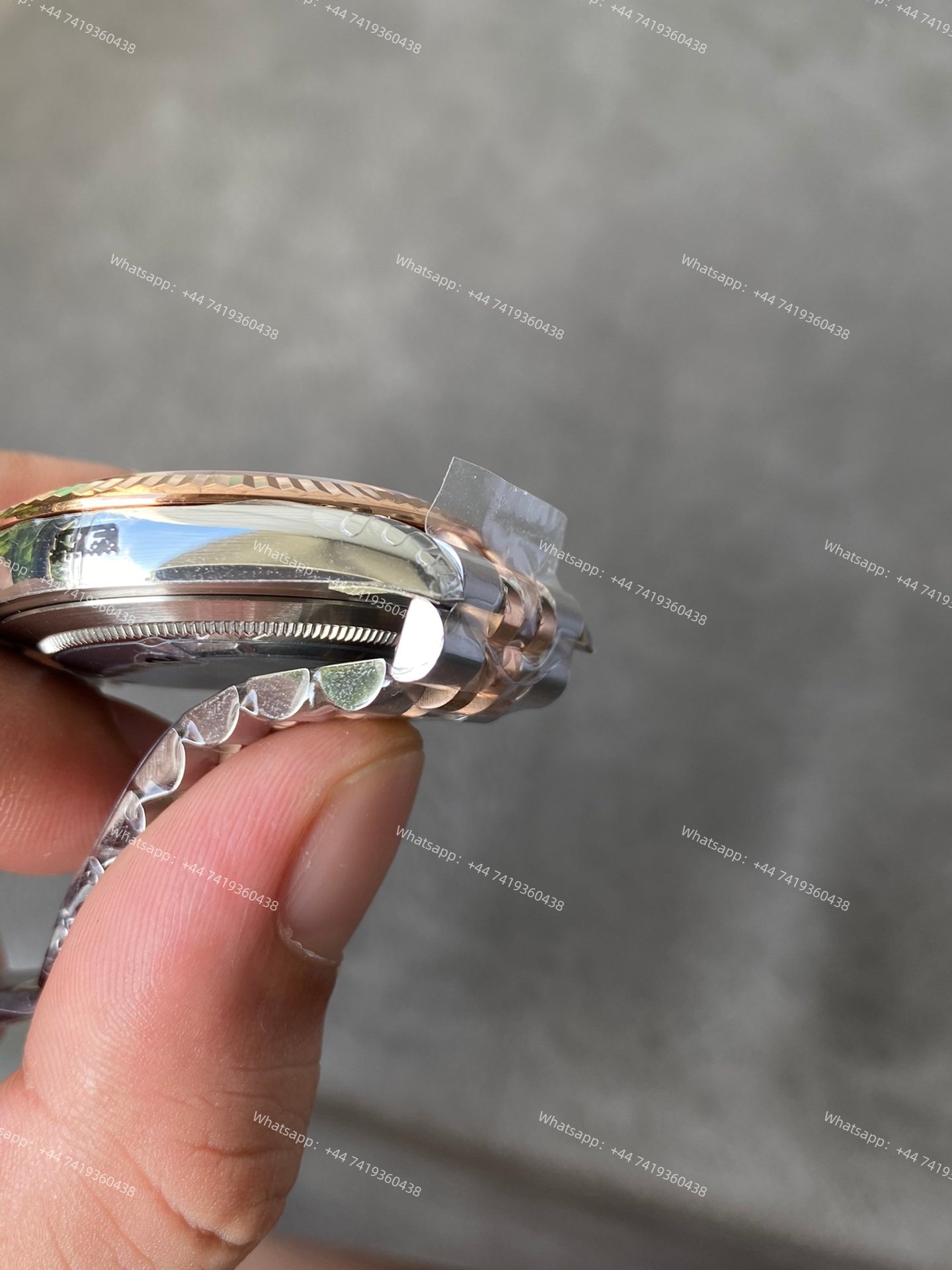 Rolex Datejust M126331-0018 1:1 Replica Water Ripple Rose Gold Silver Dial Jubilee 41MM 3235 Movement Super Clone Watch