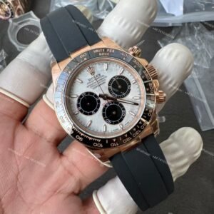 Rolex Super Clone Watches Daytona M126515LN-0008 Rose Gold Meteorite Dial 4131 Movement