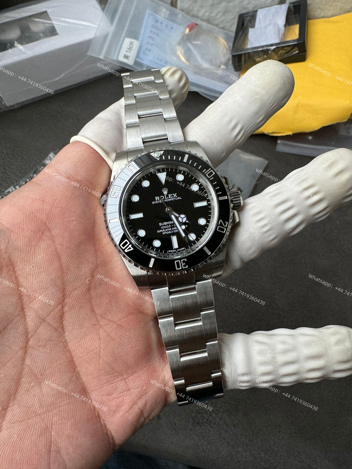 Rolex Submariner Black Dial No Date 124060-0001 3230 Movement 41mm Best Super Clone