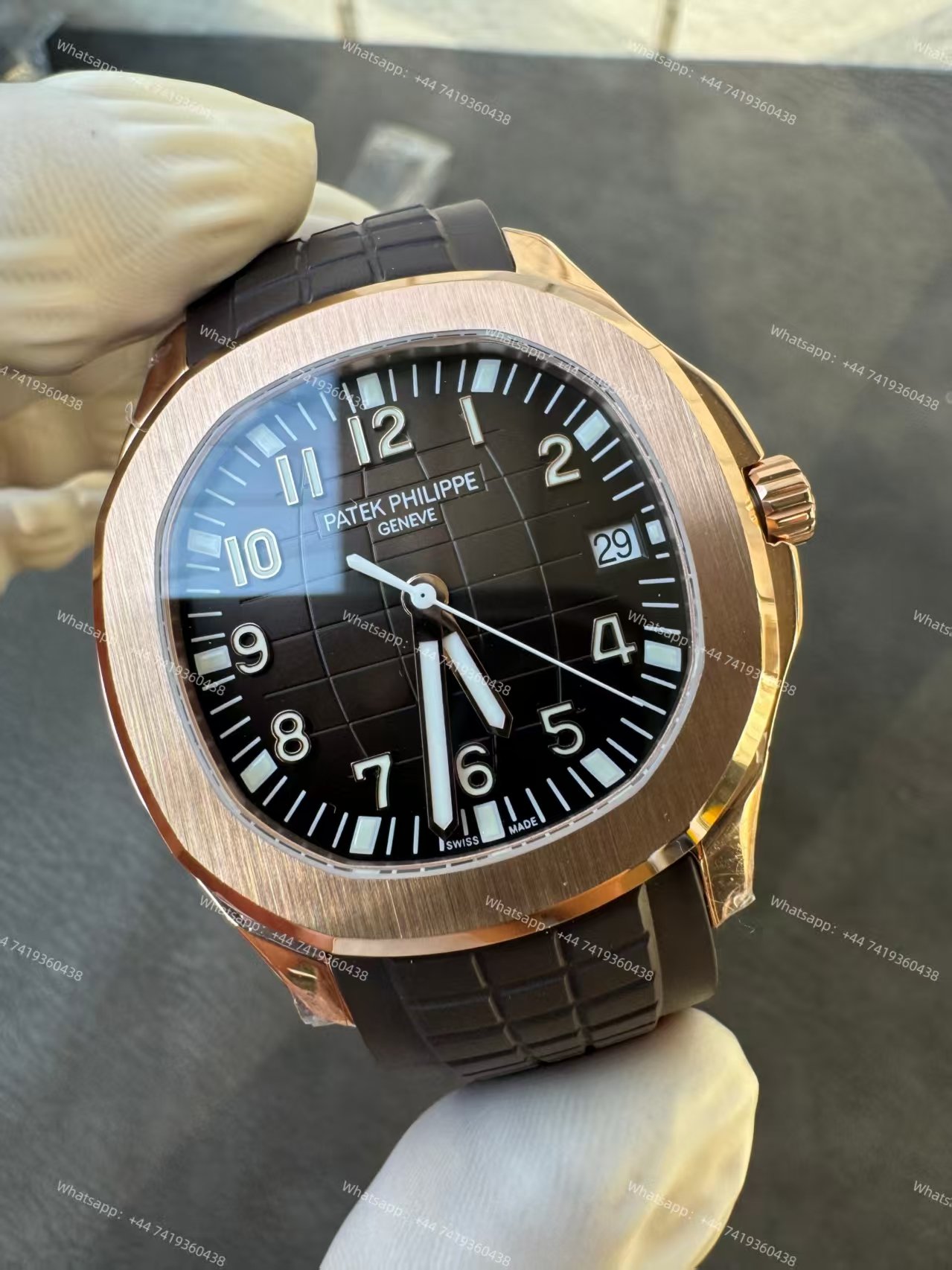Patek Super Clone Philippe Super Clone Aquanaut 5167R-001 Rose Gold 40MM