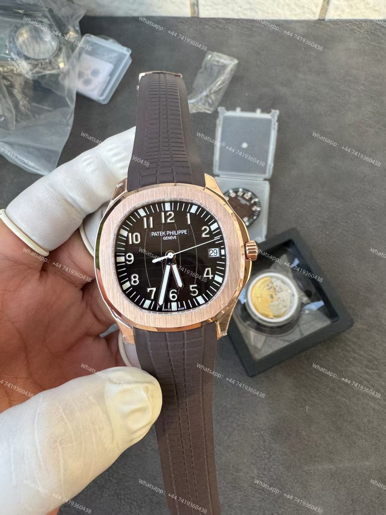 Patek Super Clone Philippe Super Clone Aquanaut 5167R-001 Rose Gold 40MM