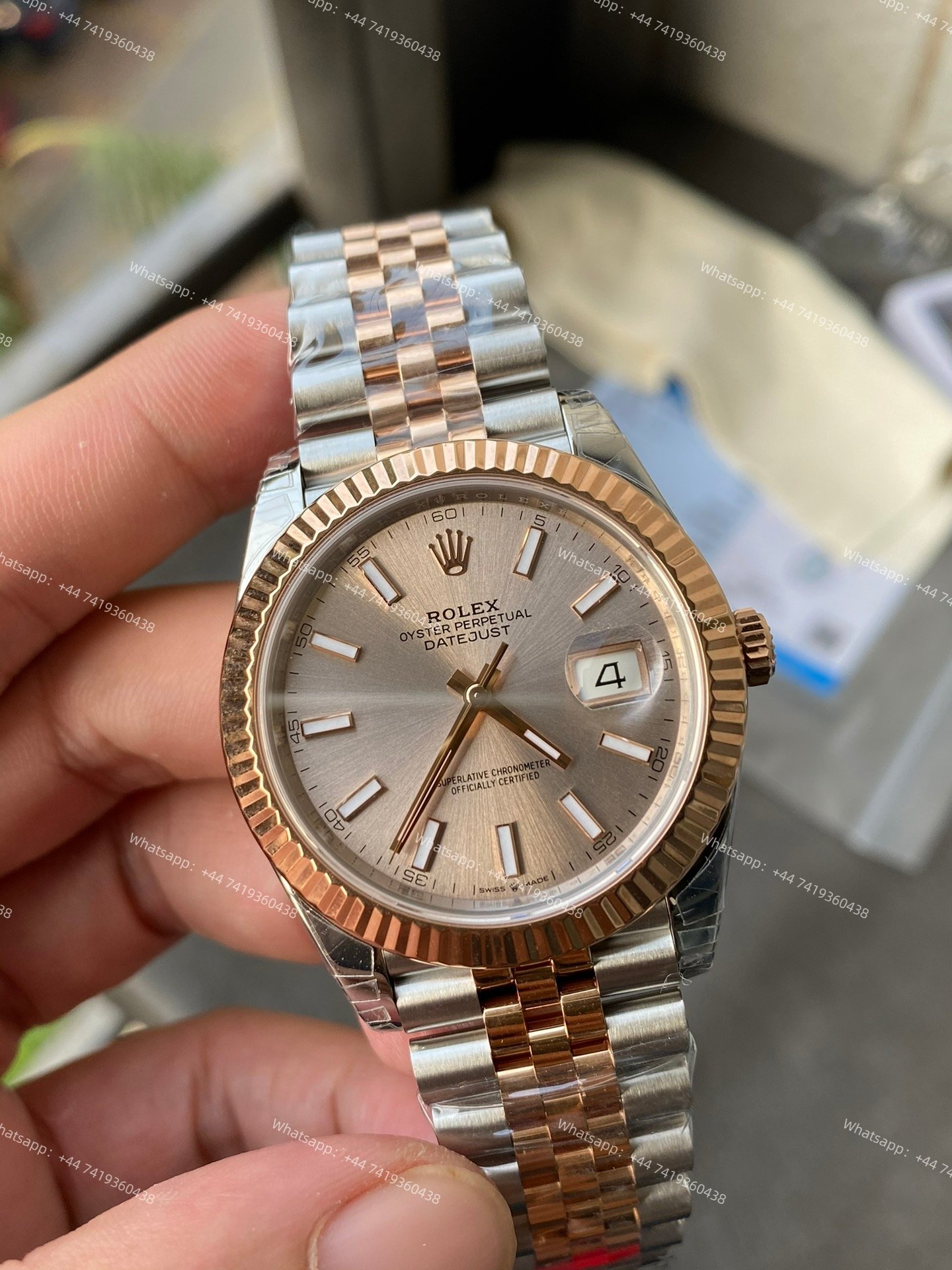 Rolex Datejust M126331-0010 1:1 Replica Eternal Rose Gold Jubilee 41MM 3235 Movement Super Clone Watch