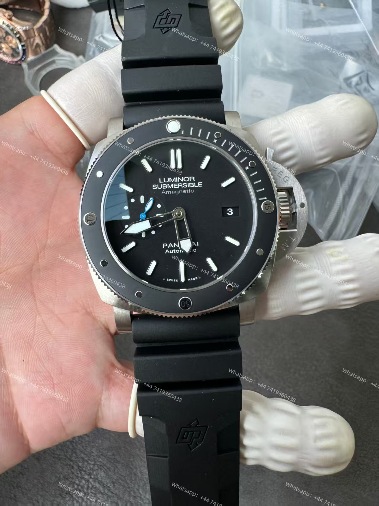 Panerai Super Clone Submersible PAM01389 Titanium Diver’s 47MM