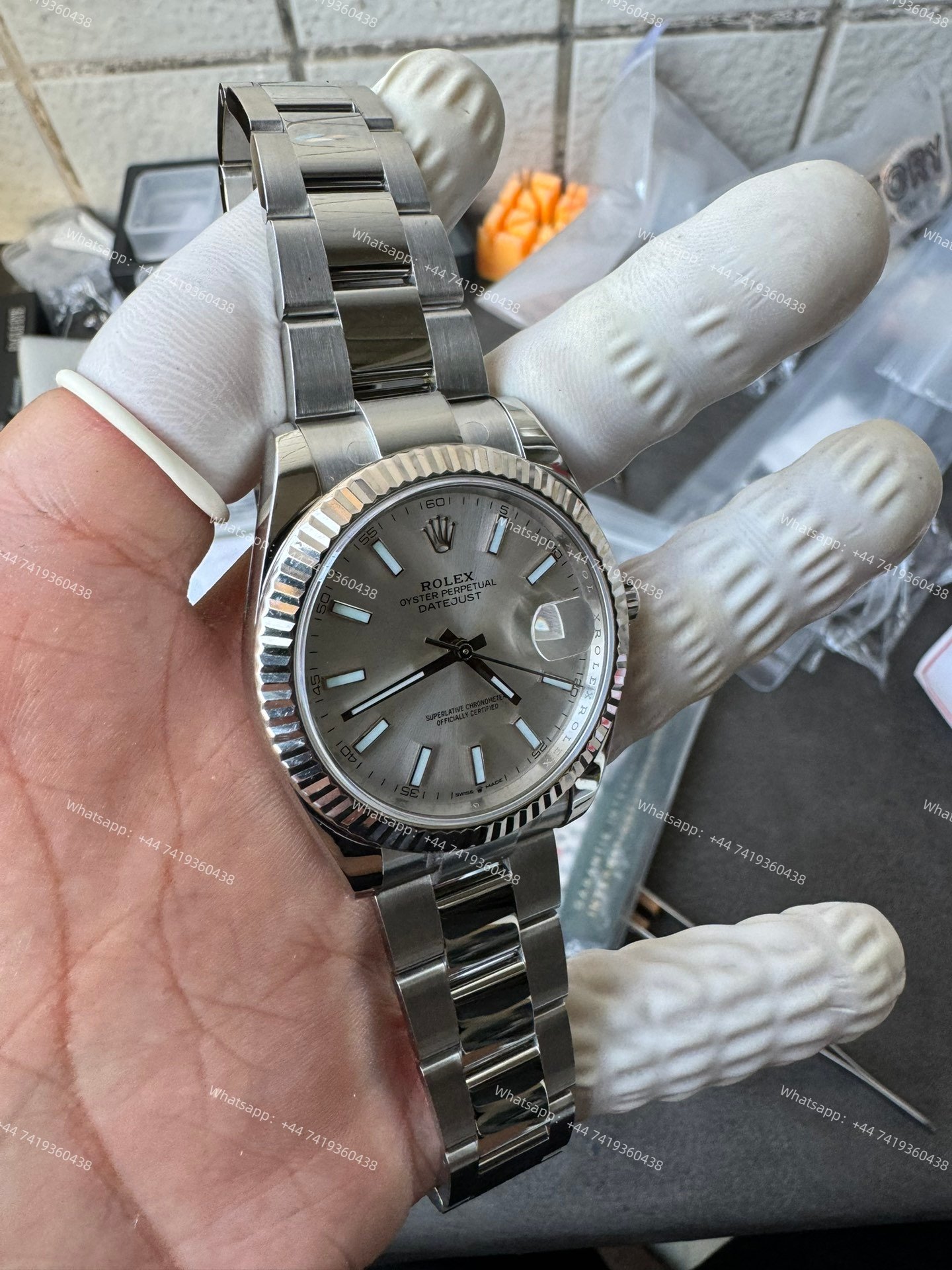 Rolex Datejust M126334-0003 1:1 Replica Silver Dial Oyster 41MM 3235 Movement Super Clone Watch