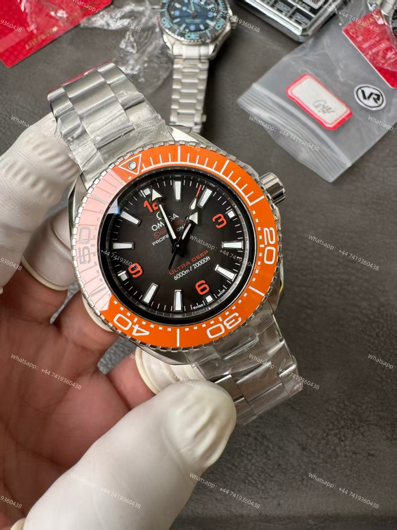 Omega Super Clone Seamaster Ocean Planet 6000M 45.5 MM 215.30.46.21.06.001