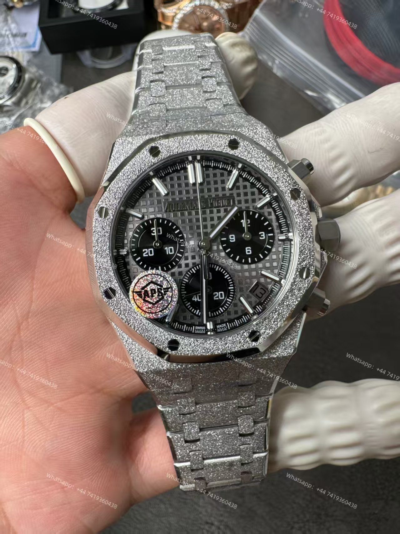 Audemars Piguet Super Clone Royal Oak Frosted Gold 26240 Chronograph 41mm Cal.4401