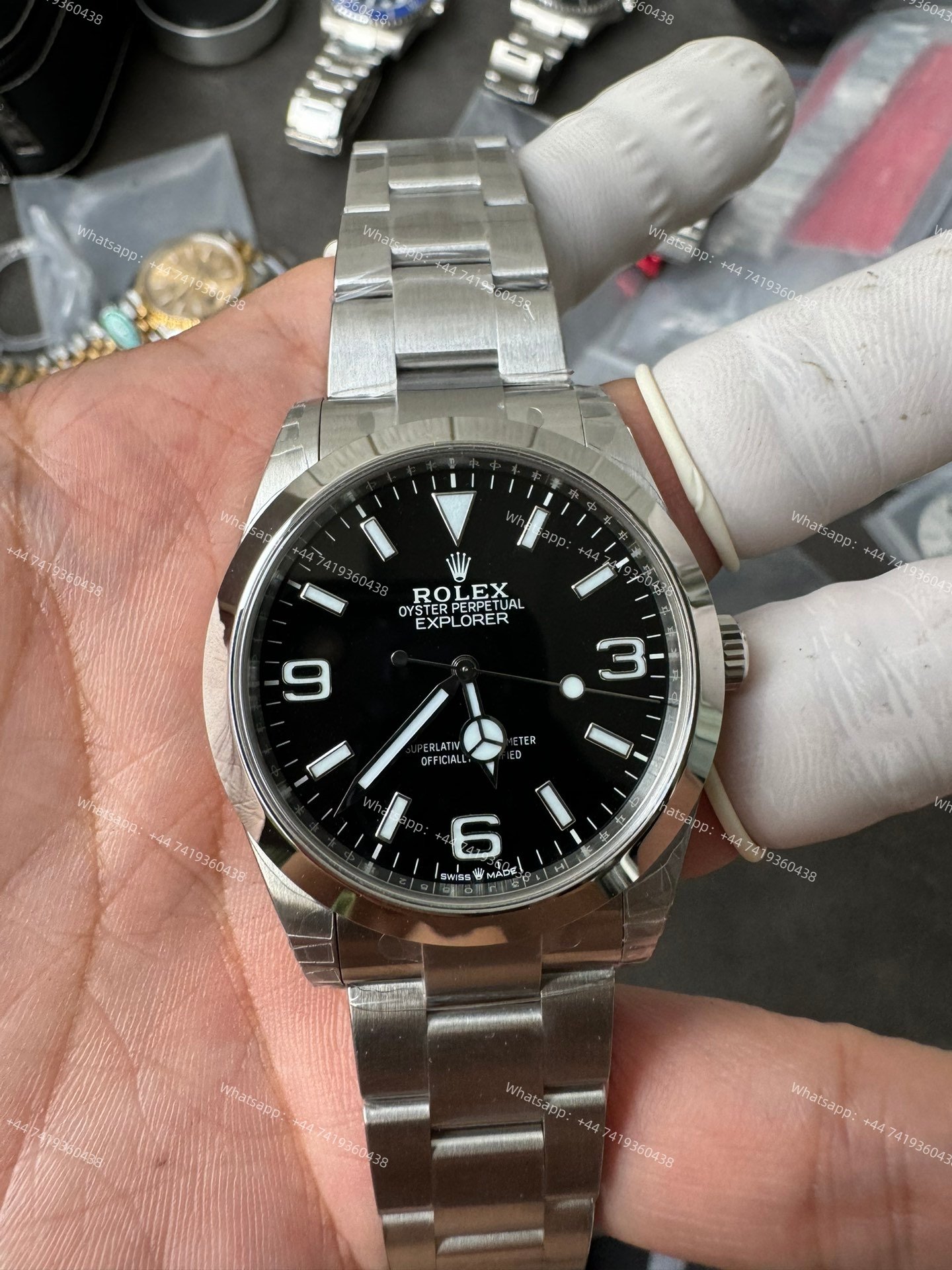 Rolex Explorer M224270-0001 1:1 Replica Black Dial 40MM 3230 Movement Super Clone Watch