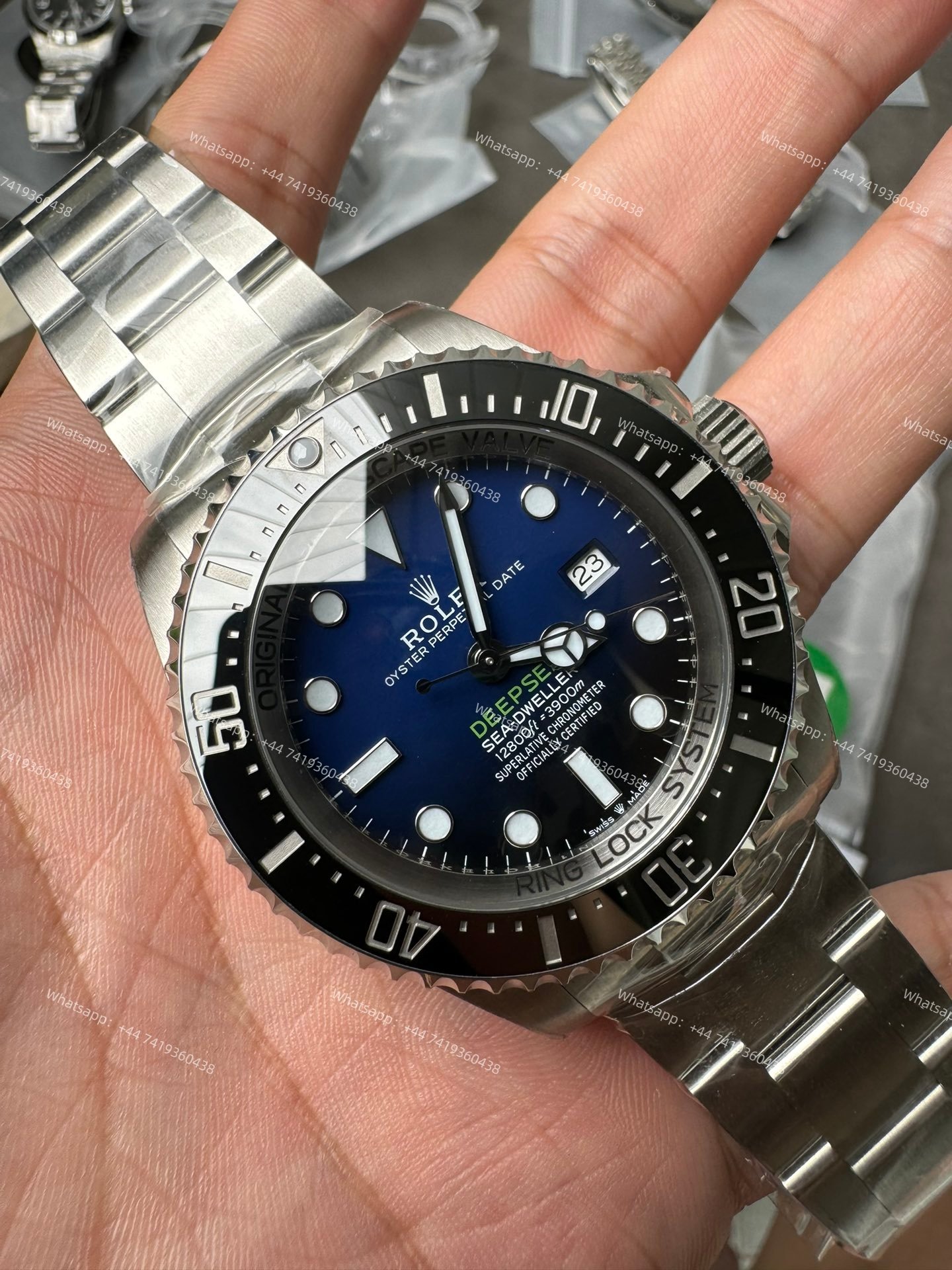 Rolex Deepsea Sea-Dweller M126660-0002 1:1 Replica D-Blue Dial 44MM 3235 Movement Super Clone Watch