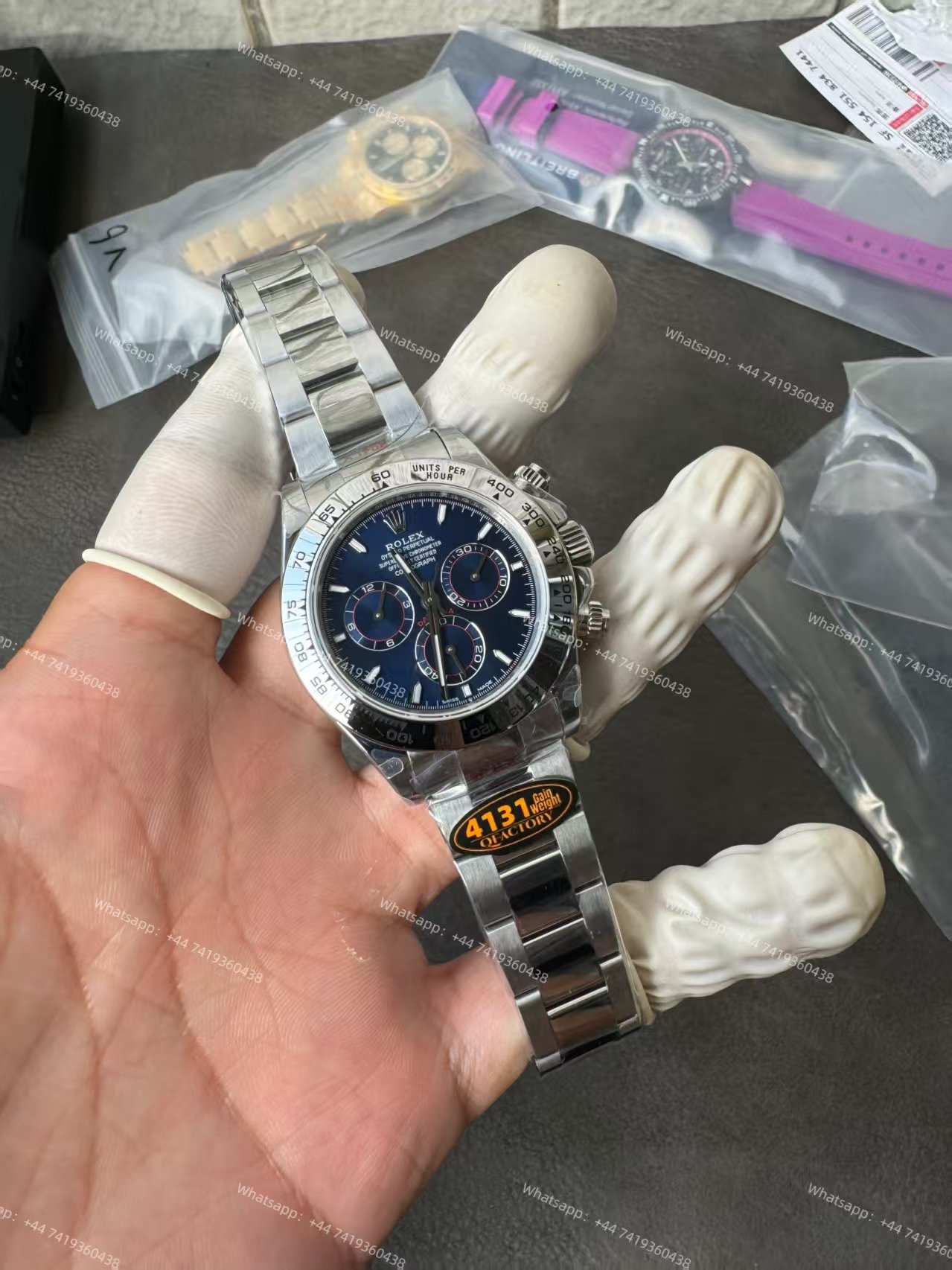 Rolex Super Clone Daytona M126509-0005 Blue Dial 4131 Movement