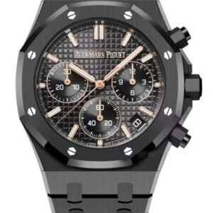 Audemars Piguet Super Clone Royal Oak Ceramic Black Dial 26240 Chronograph 41mm Cal.4401