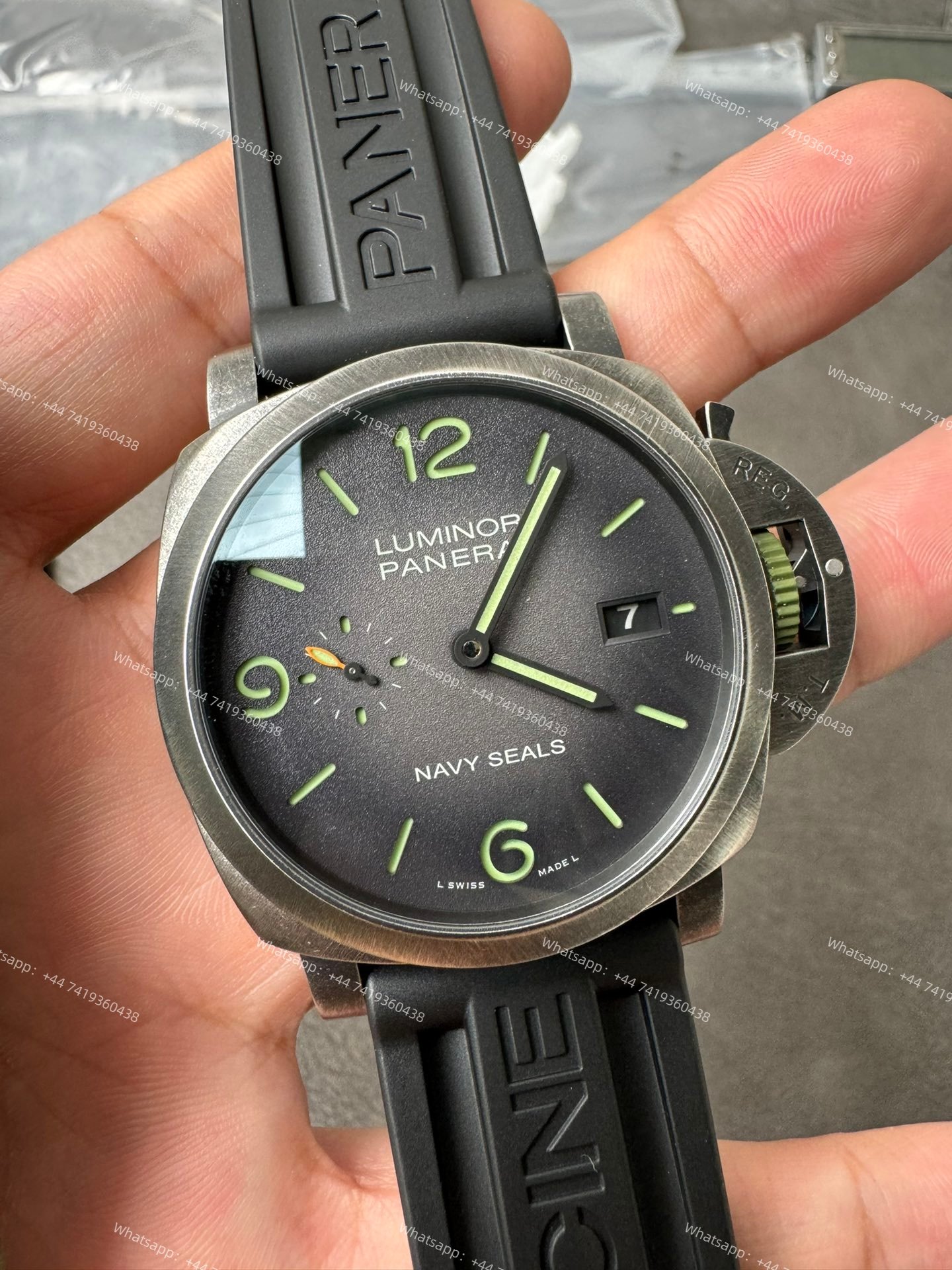 Panerai PAM01412 Super Clone Luminor Navy Seals 44mm