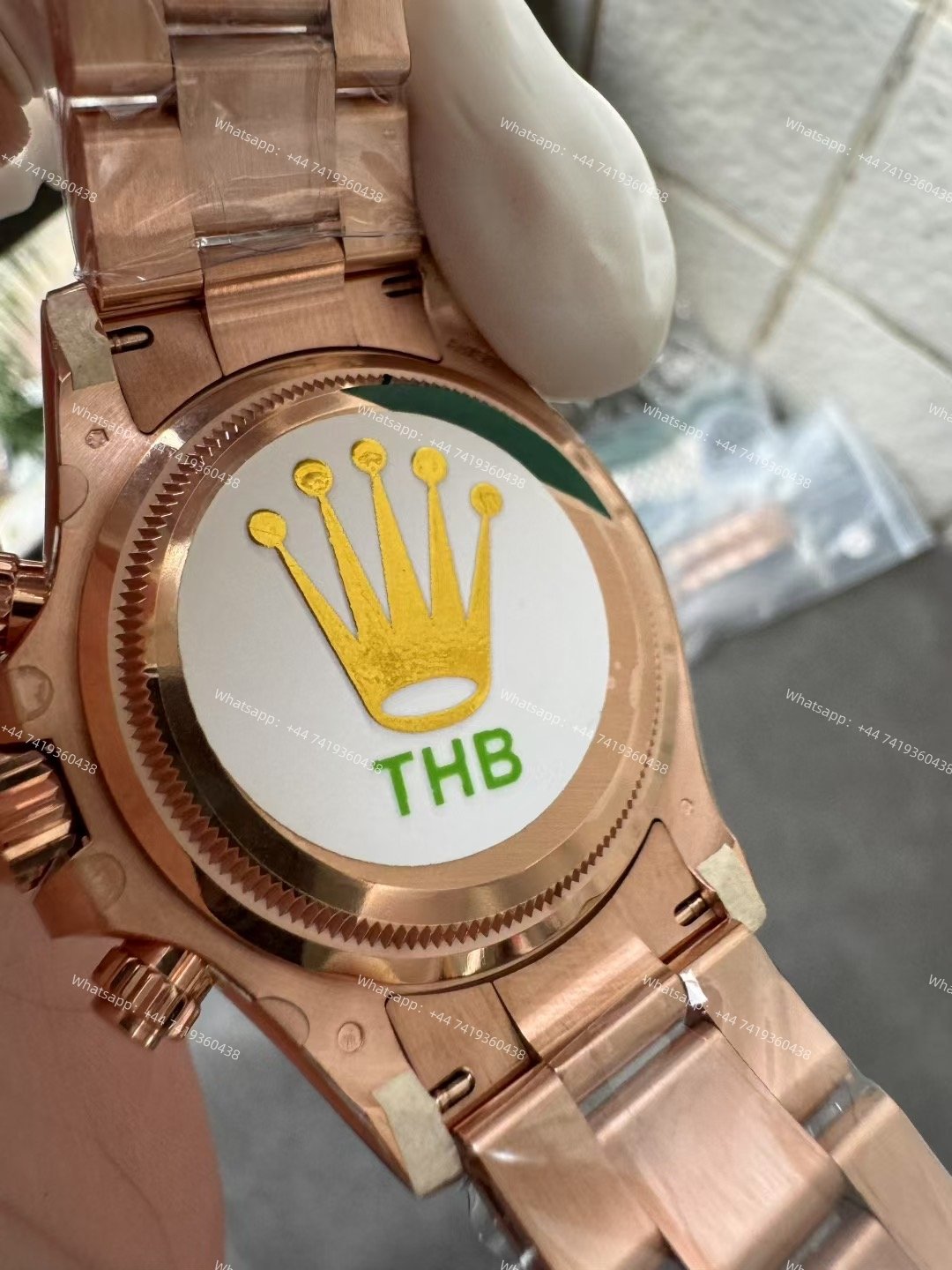 Rolex Daytona Super Clone M126505-0001 Rose Gold Black Dial 4131 Movement