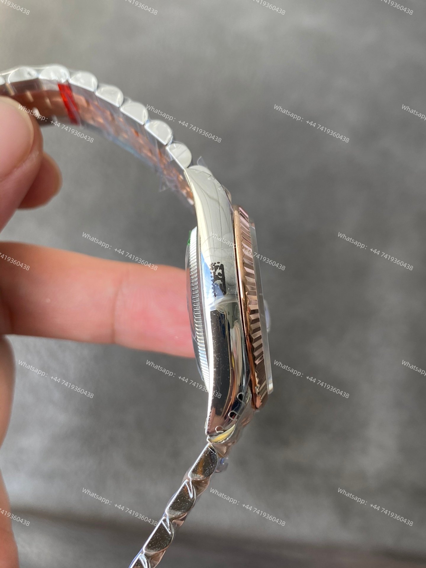 Rolex Datejust M126231-0029 1:1 Replica Rose Gold Roman Gray Dial Jubilee 36MM 3235 Movement Super Clone Watch