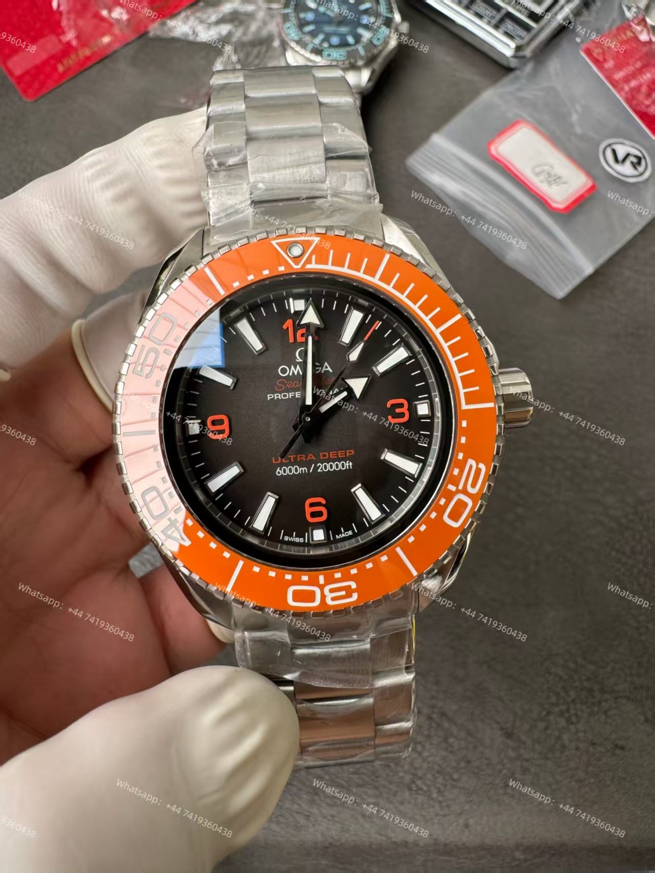 Omega Super Clone Seamaster Ocean Planet 6000M 45.5 MM 215.30.46.21.06.001