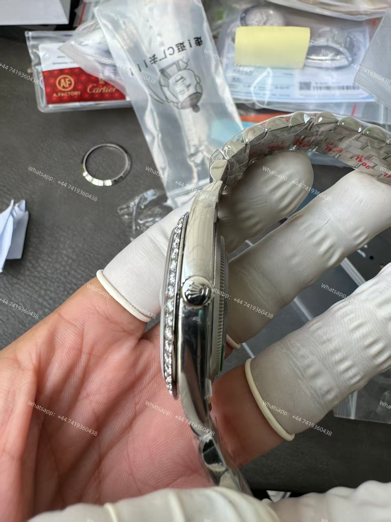 Rolex Datejust M126334-0020 1:1 Replica Mother of Pearl Diamond Dial Jubilee 41MM 3235 Movement Super Clone Watch