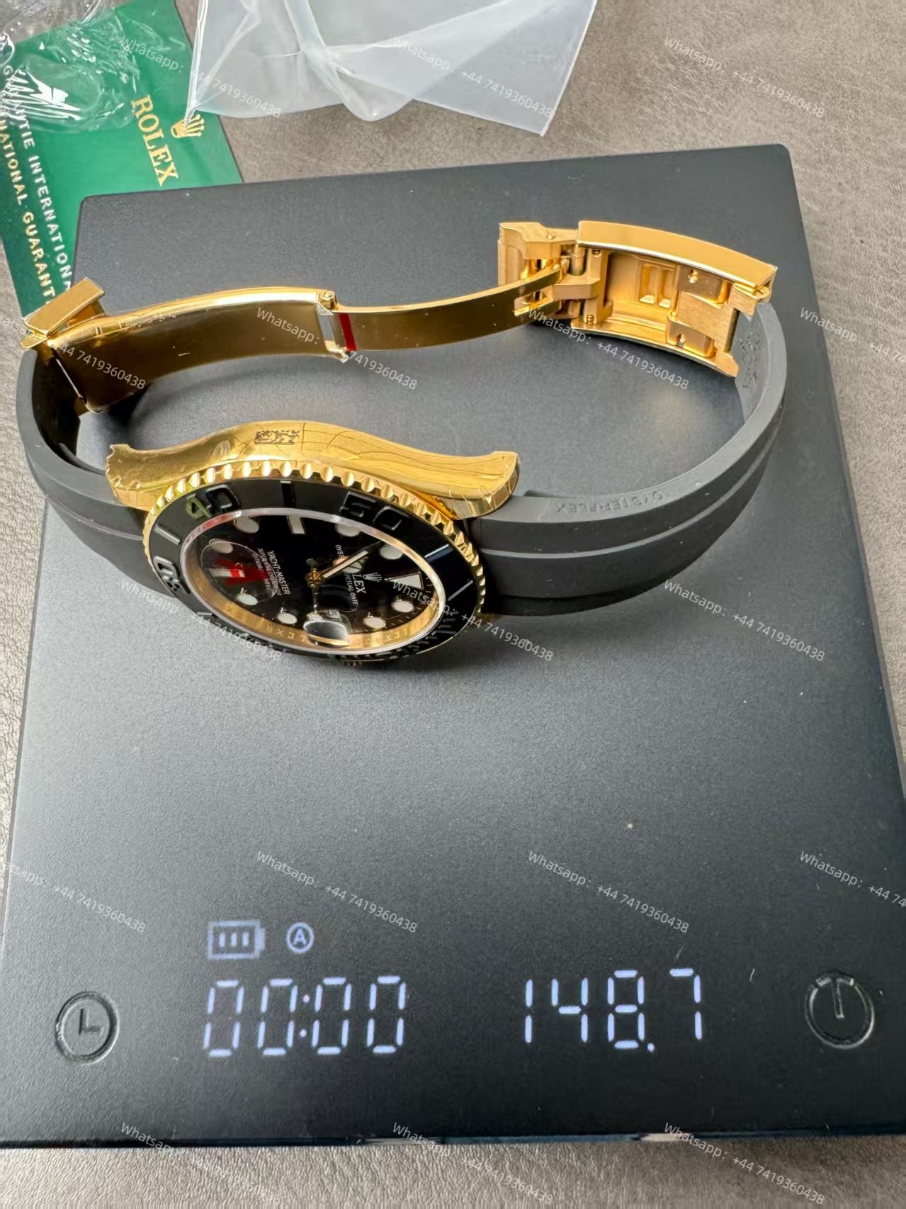 Rolex Yacht-Master 226658 1:1 Replica 18K Gold Plated 42MM 3235 Movement Super Clone Watch