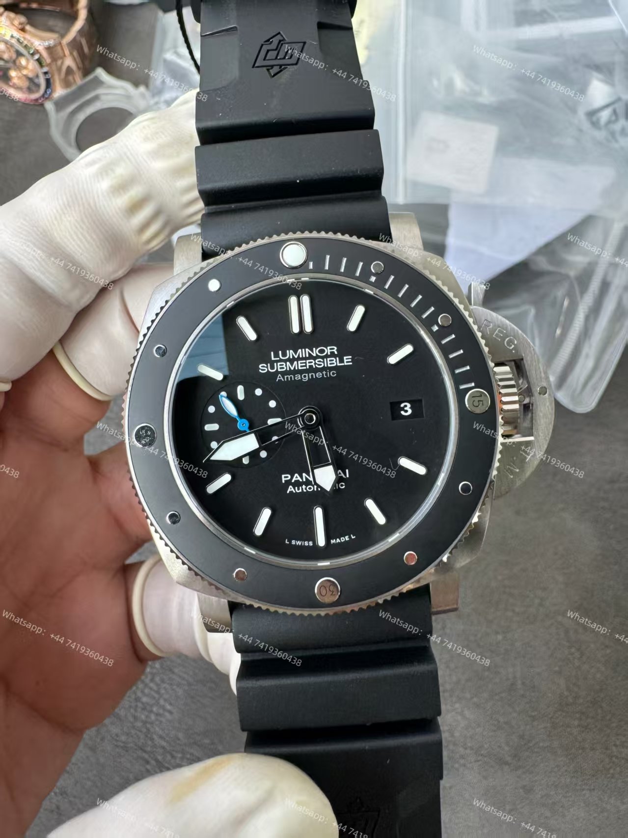 Panerai Super Clone Submersible PAM01389 Titanium Diver’s 47MM